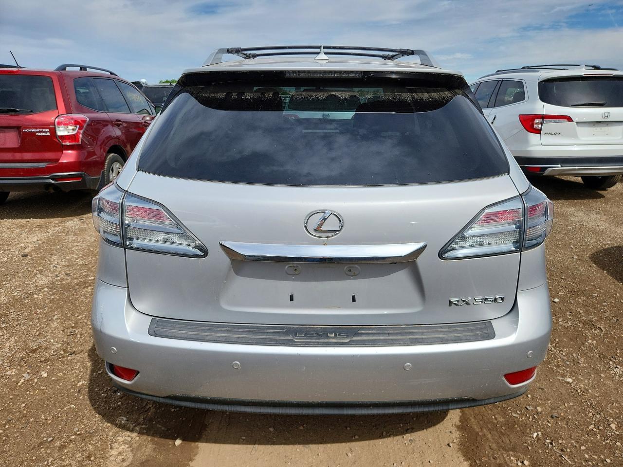 2012 Lexus Rx 350 Silver vin: 2T2BK1BA7CC130538