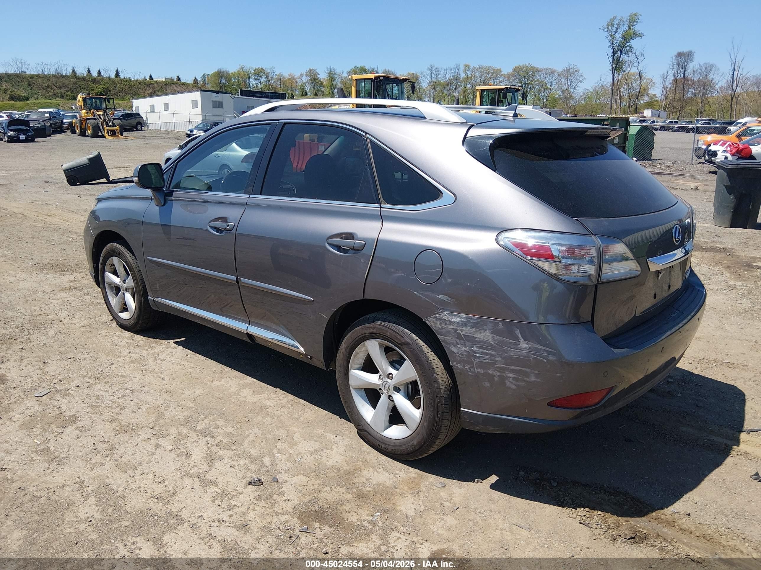 2012 Lexus Rx 350   Gray vin: 2T2BK1BA7CC136226