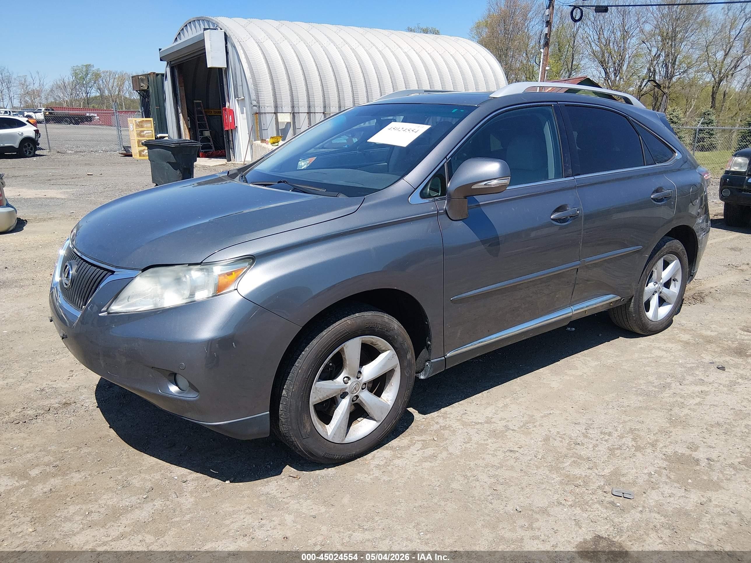 2012 Lexus Rx 350   Gray vin: 2T2BK1BA7CC136226