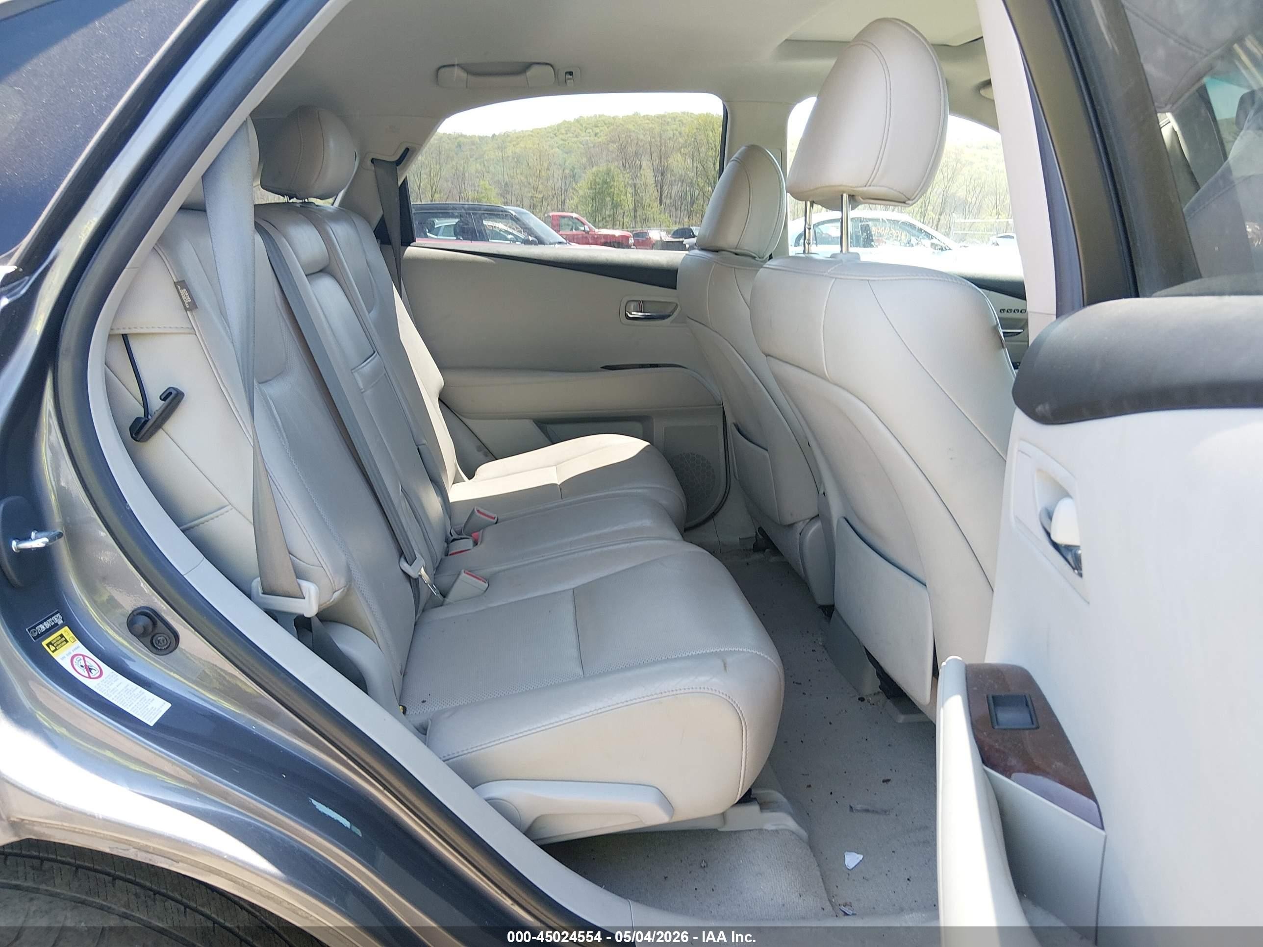 2012 Lexus Rx 350   Gray vin: 2T2BK1BA7CC136226
