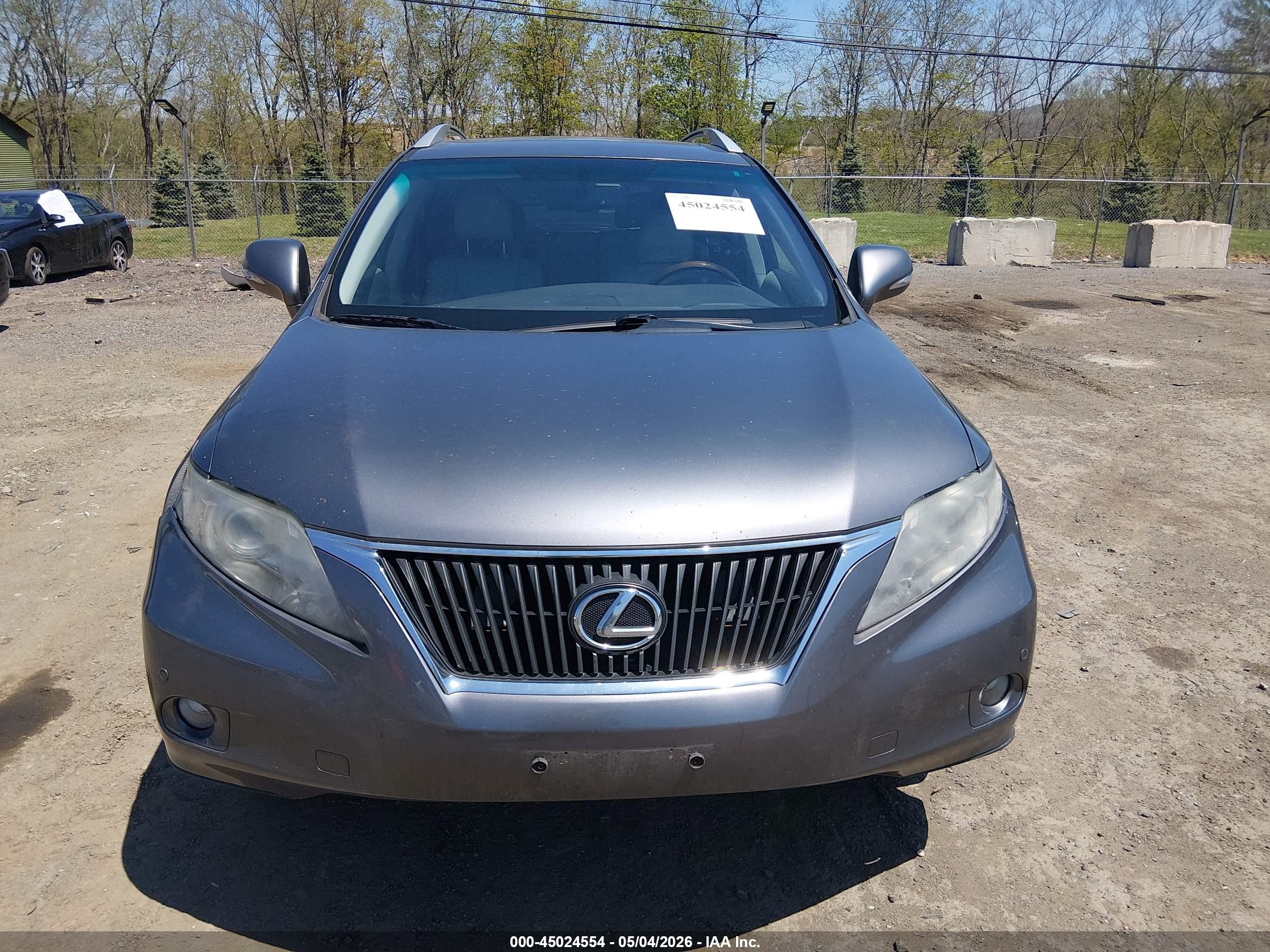 2012 Lexus Rx 350   Gray vin: 2T2BK1BA7CC136226