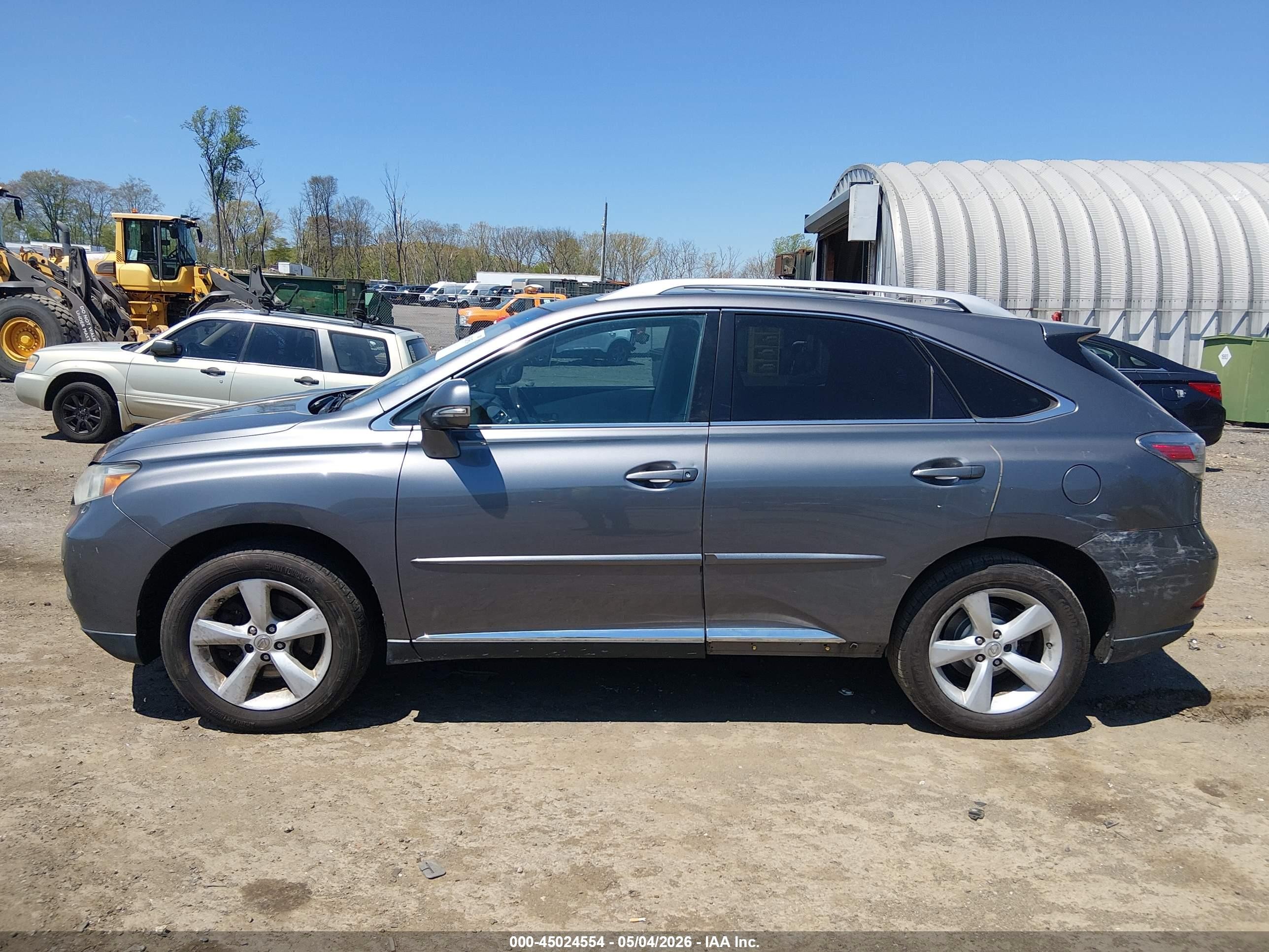 2012 Lexus Rx 350   Gray vin: 2T2BK1BA7CC136226
