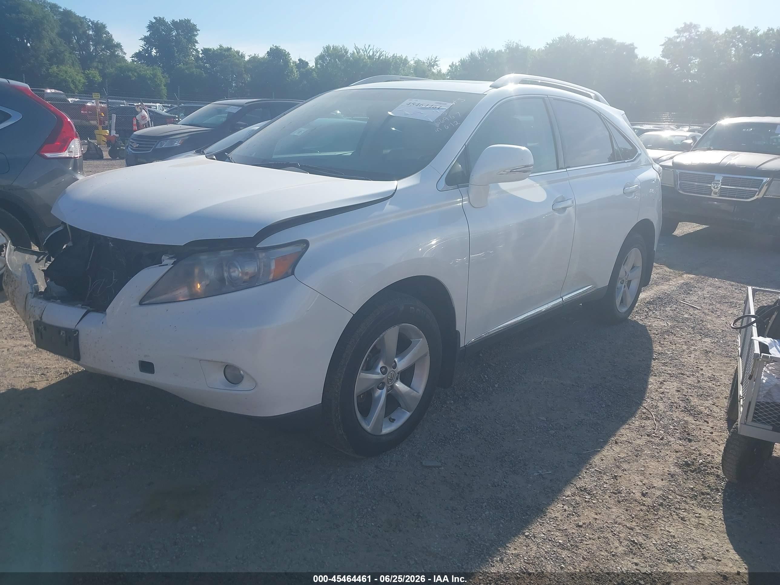 2012 Lexus Rx 350   Белый vin: 2T2BK1BA7CC139692