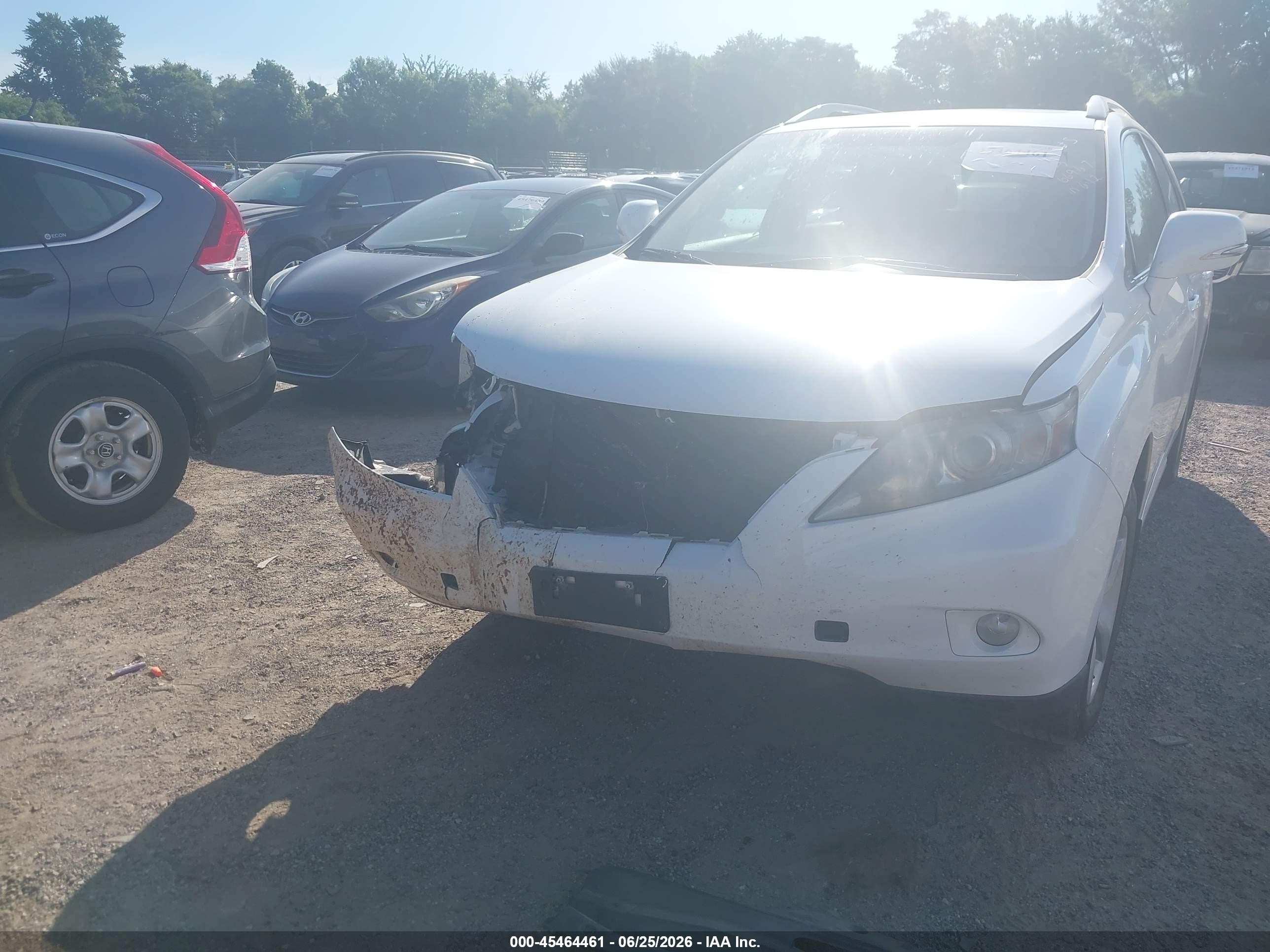 2012 Lexus Rx 350   Белый vin: 2T2BK1BA7CC139692