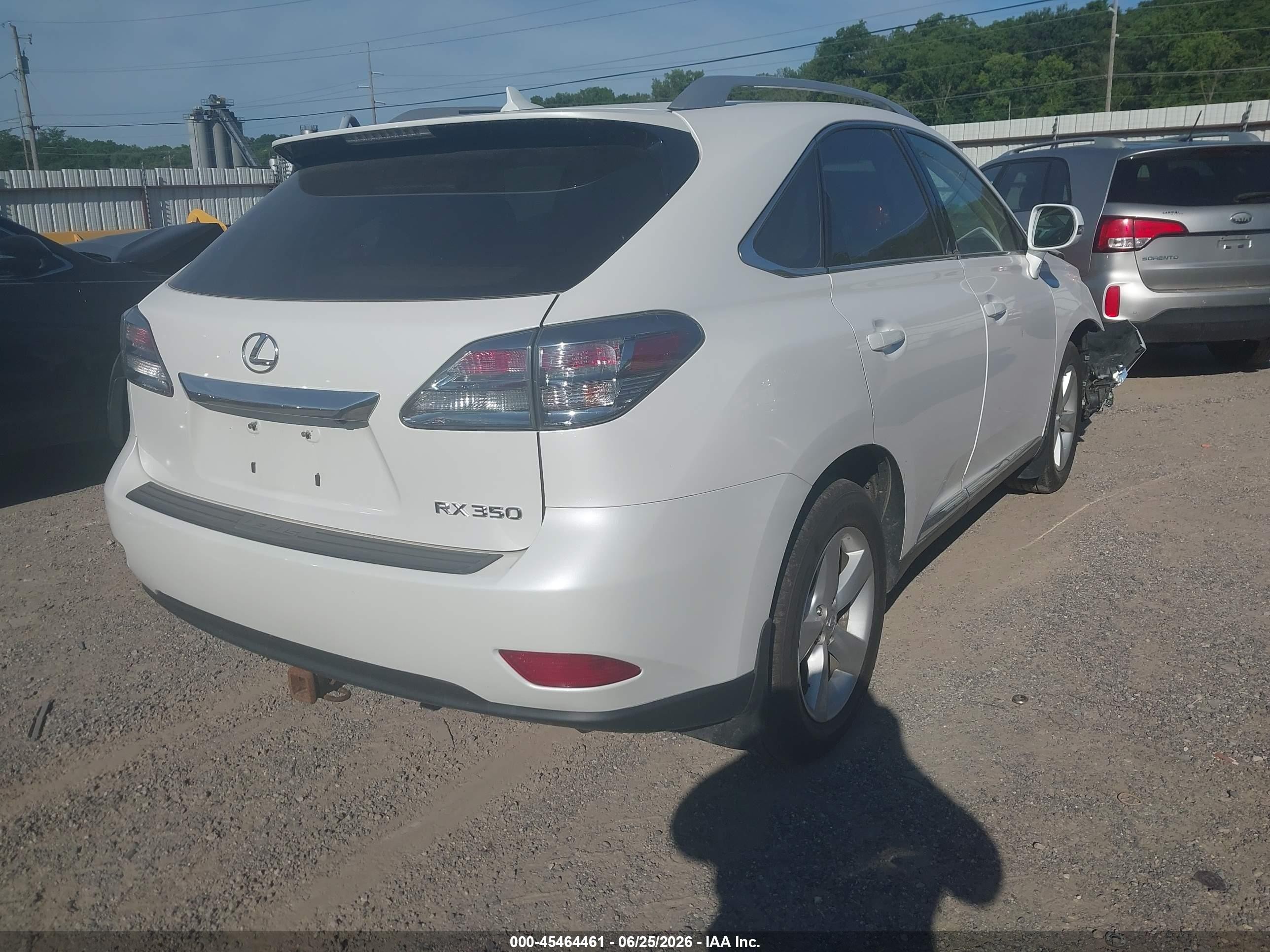 2012 Lexus Rx 350   Белый vin: 2T2BK1BA7CC139692