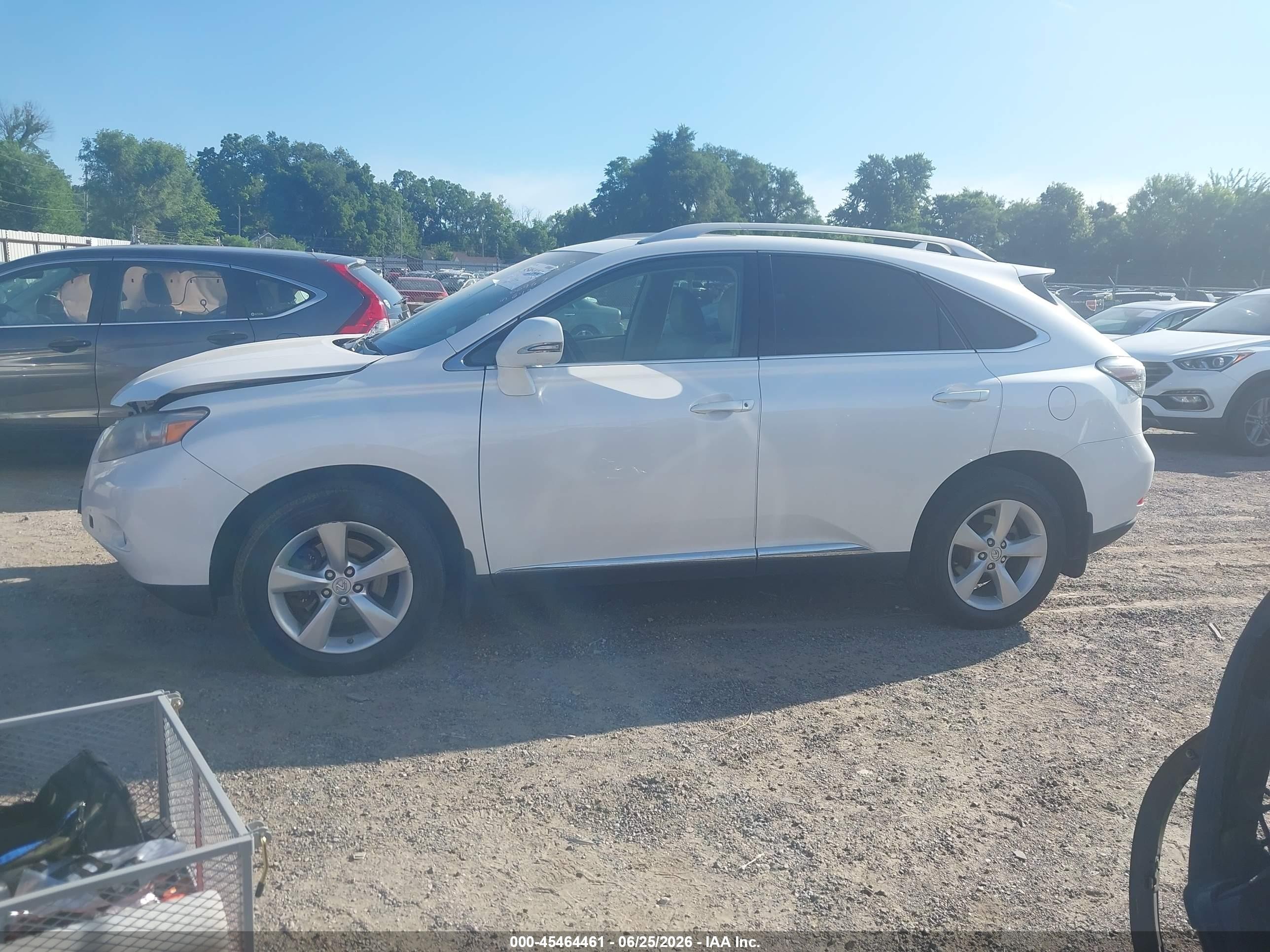 2012 Lexus Rx 350   Белый vin: 2T2BK1BA7CC139692