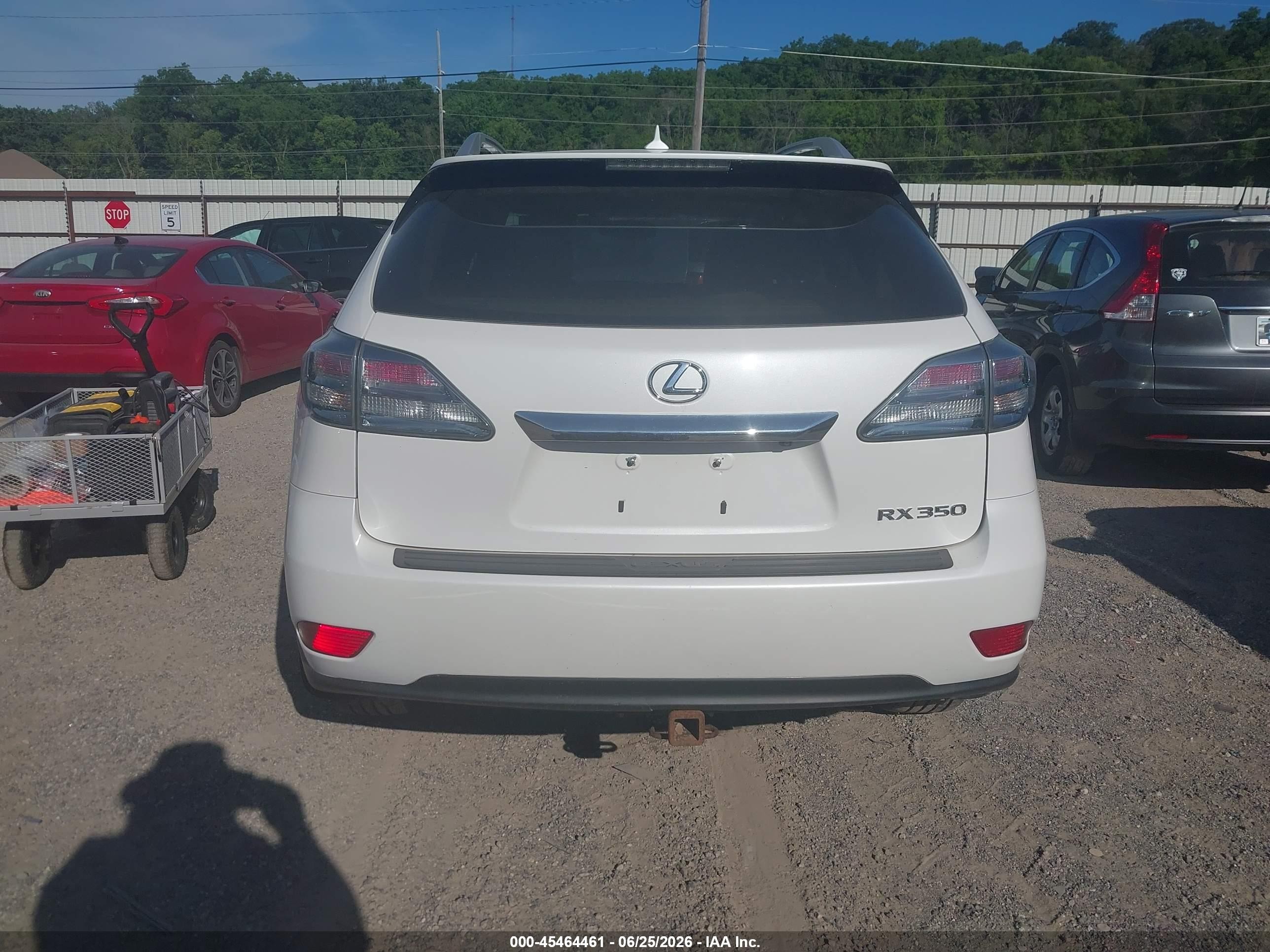 2012 Lexus Rx 350   Белый vin: 2T2BK1BA7CC139692
