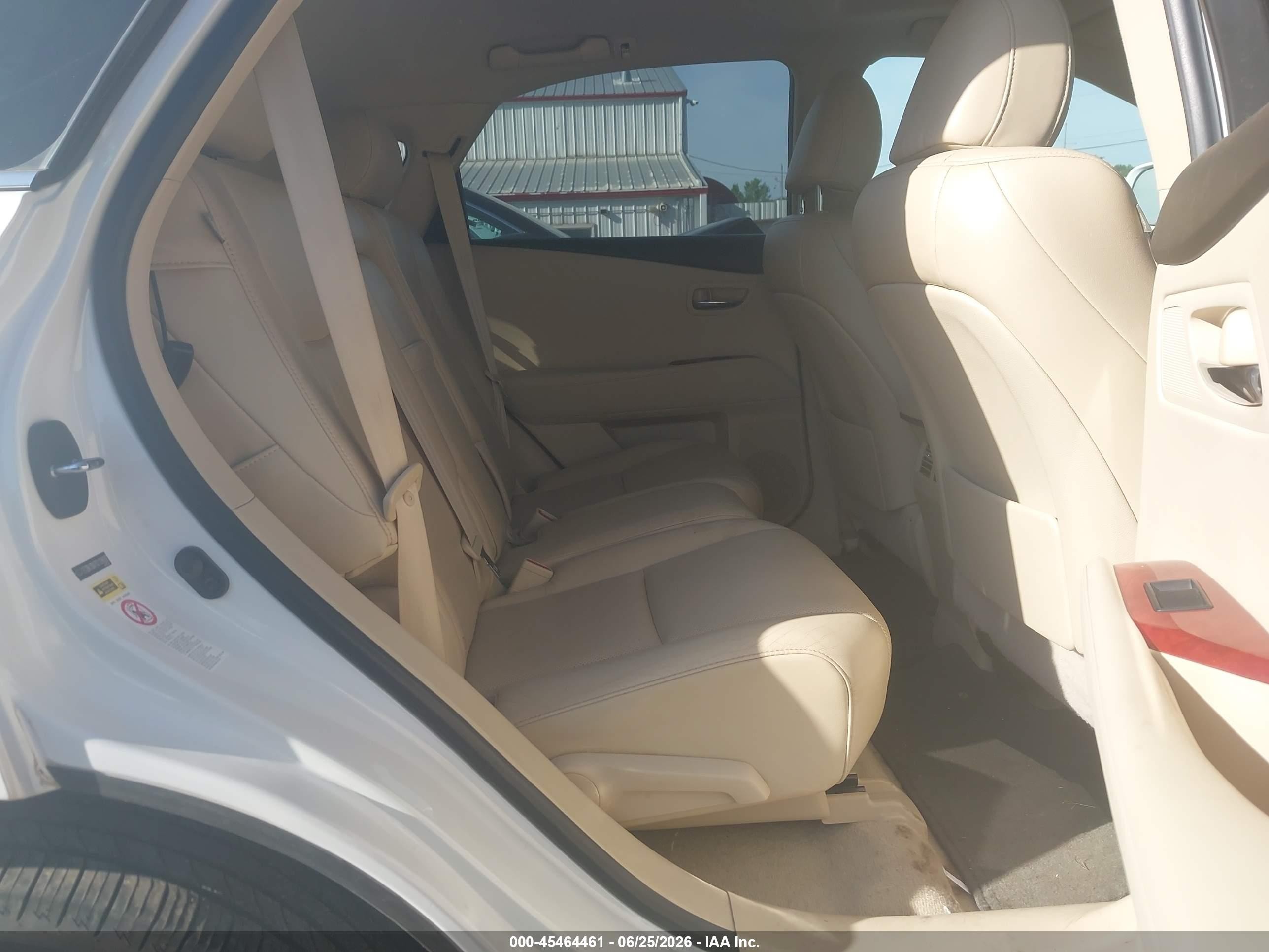 2012 Lexus Rx 350   Белый vin: 2T2BK1BA7CC139692