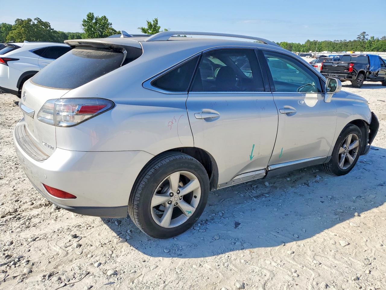 2012 Lexus Rx 350 Silver vin: 2T2BK1BA7CC146349