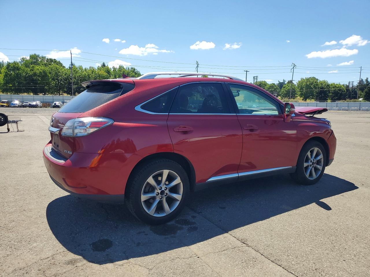 2012 Lexus Rx 350 Red vin: 2T2BK1BA7CC148652