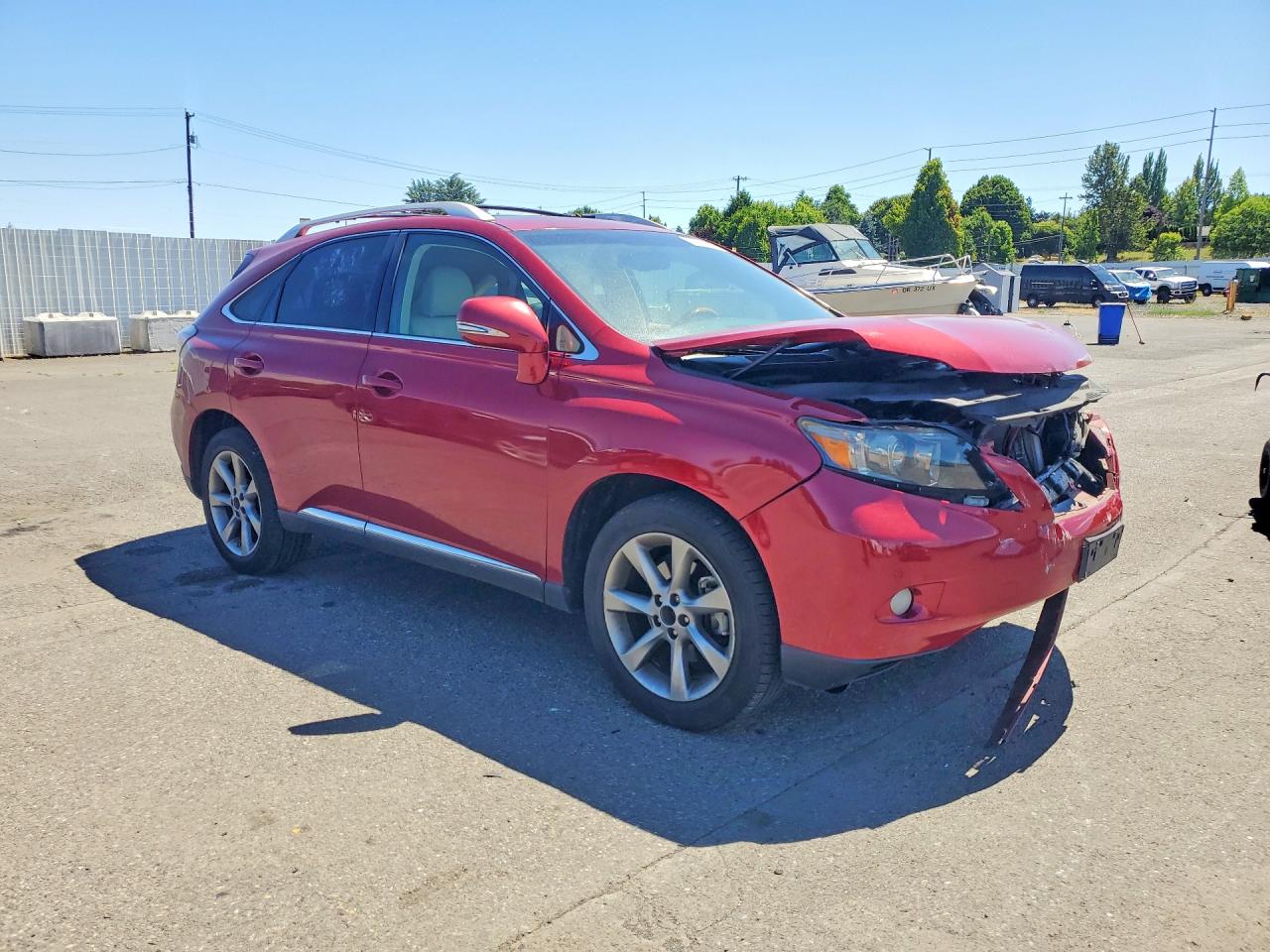 2012 Lexus Rx 350 Red vin: 2T2BK1BA7CC148652