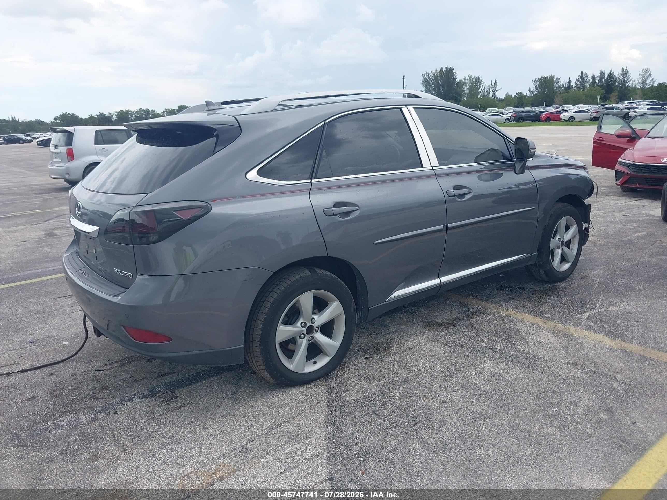 2012 Lexus Rx 350   Gray vin: 2T2BK1BA7CC150269