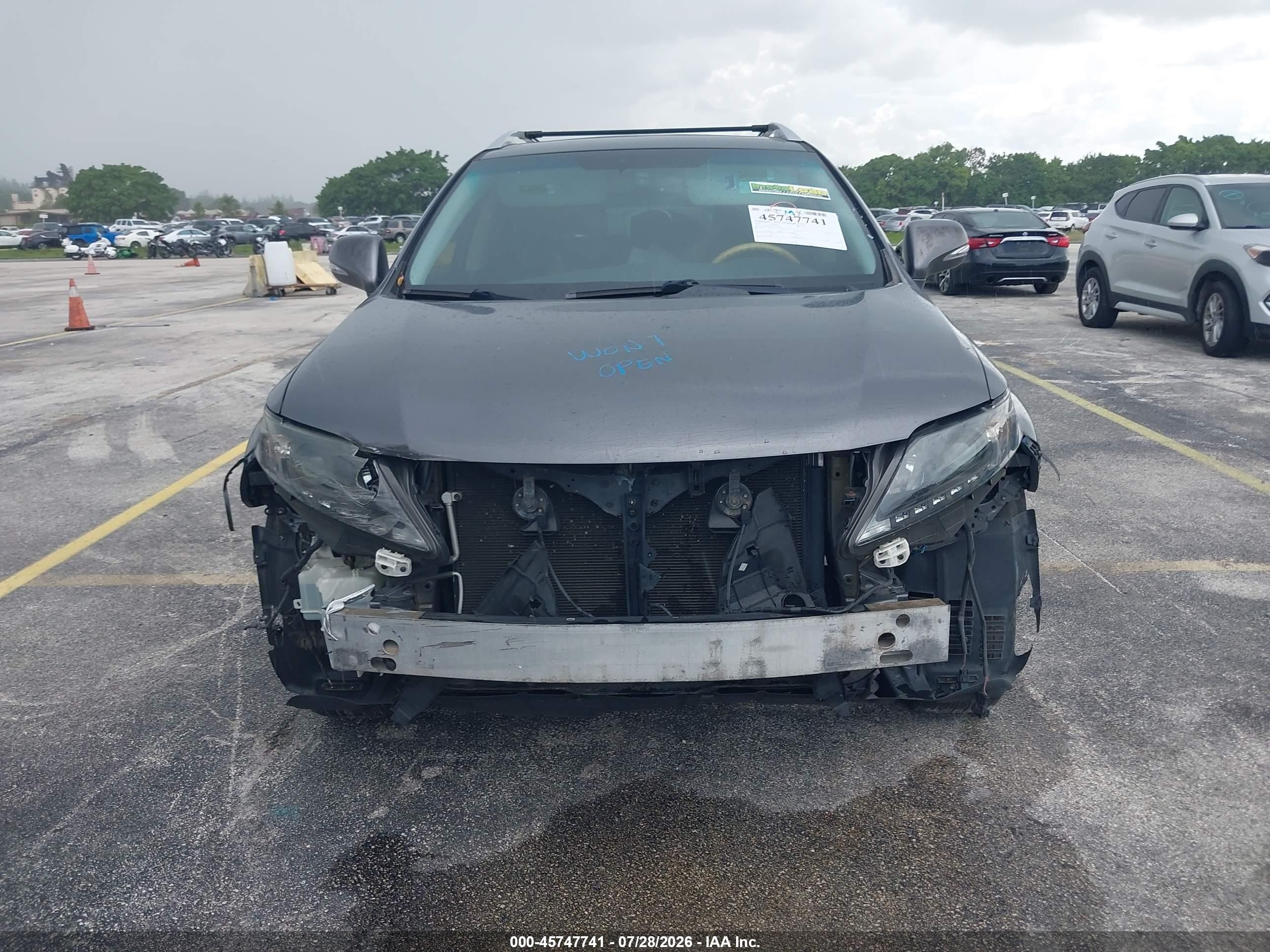 2012 Lexus Rx 350   Gray vin: 2T2BK1BA7CC150269