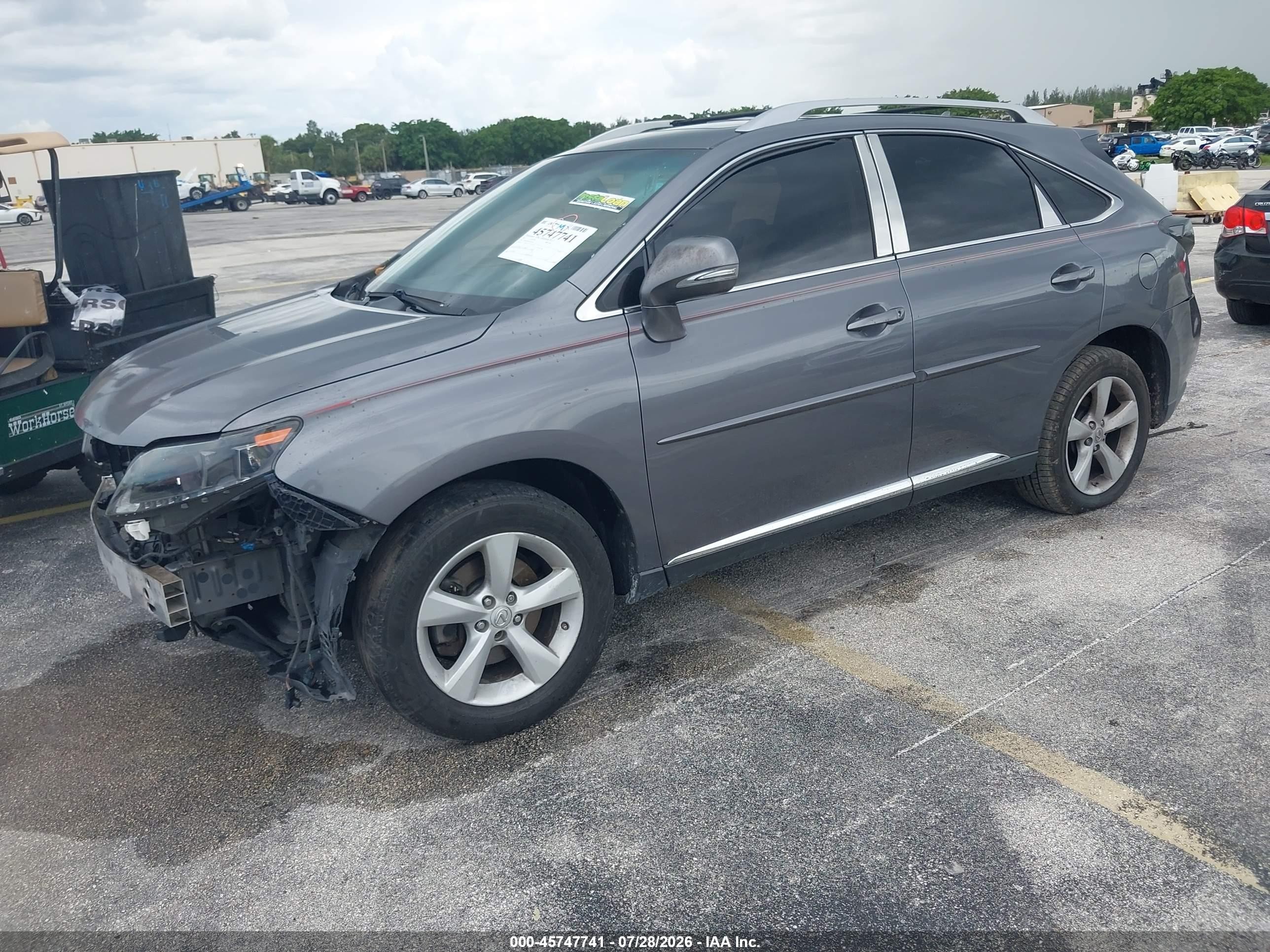 2012 Lexus Rx 350   Gray vin: 2T2BK1BA7CC150269