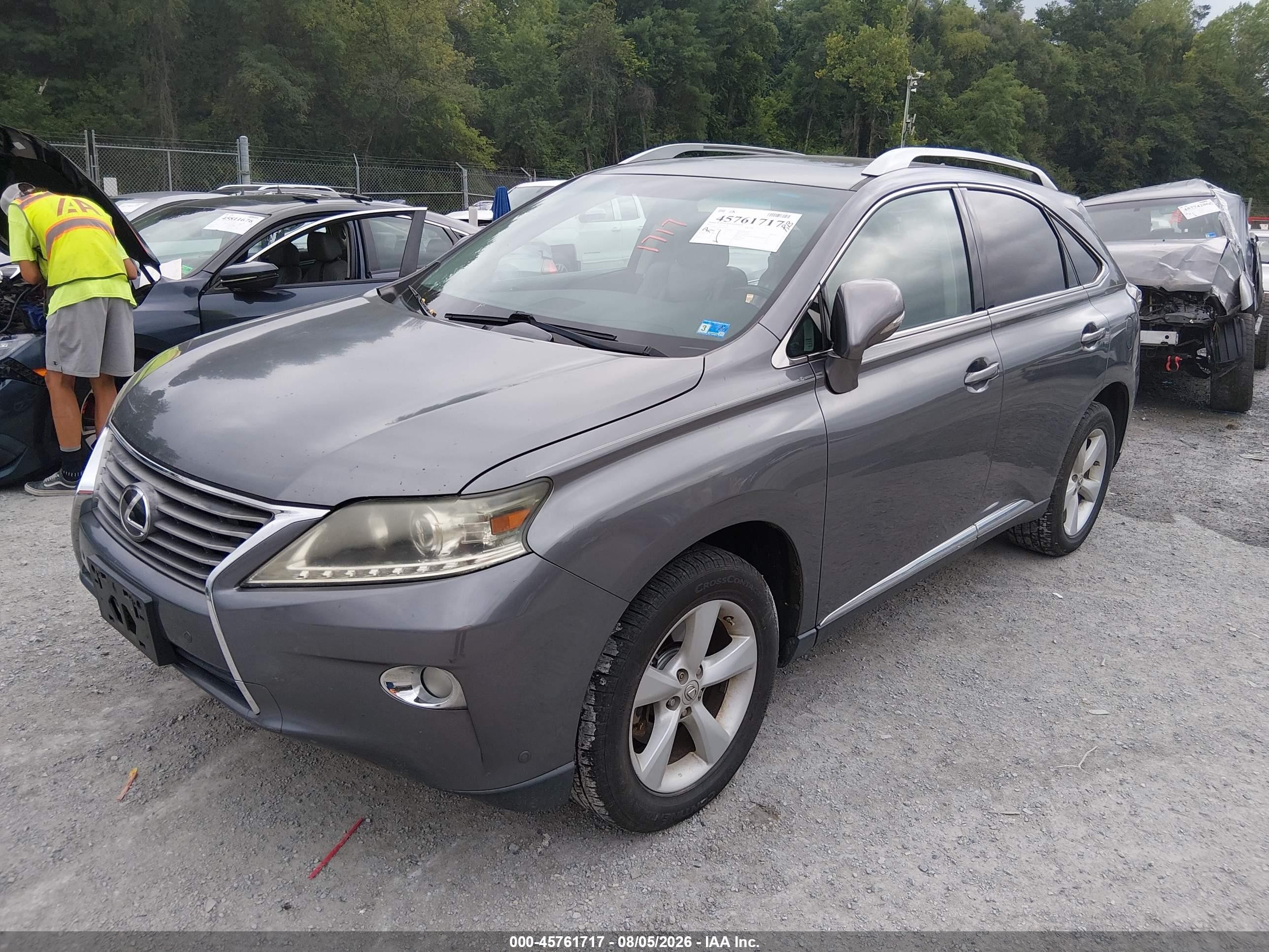 2013 Lexus Rx 350   Gray vin: 2T2BK1BA7DC160401