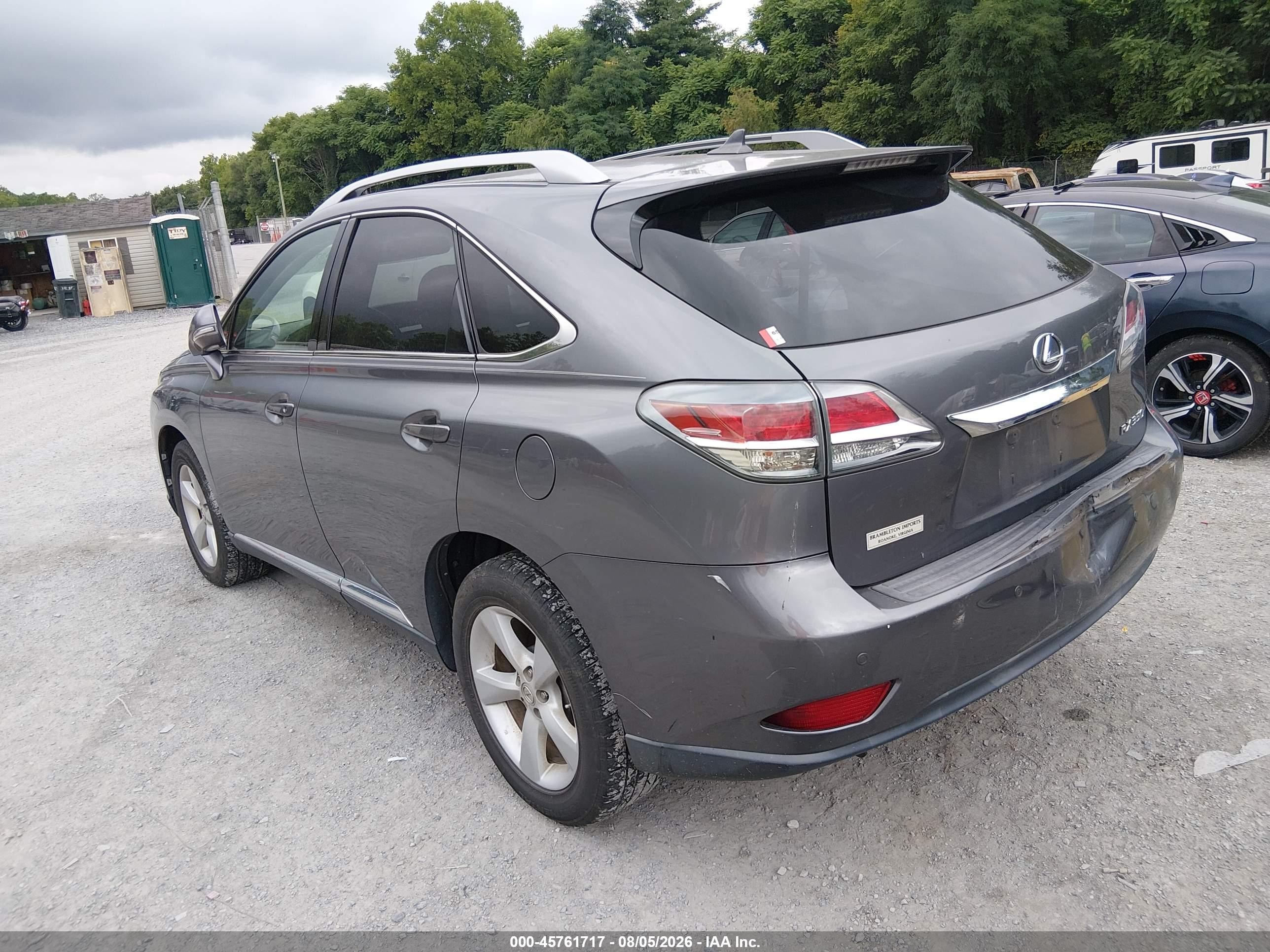 2013 Lexus Rx 350   Gray vin: 2T2BK1BA7DC160401