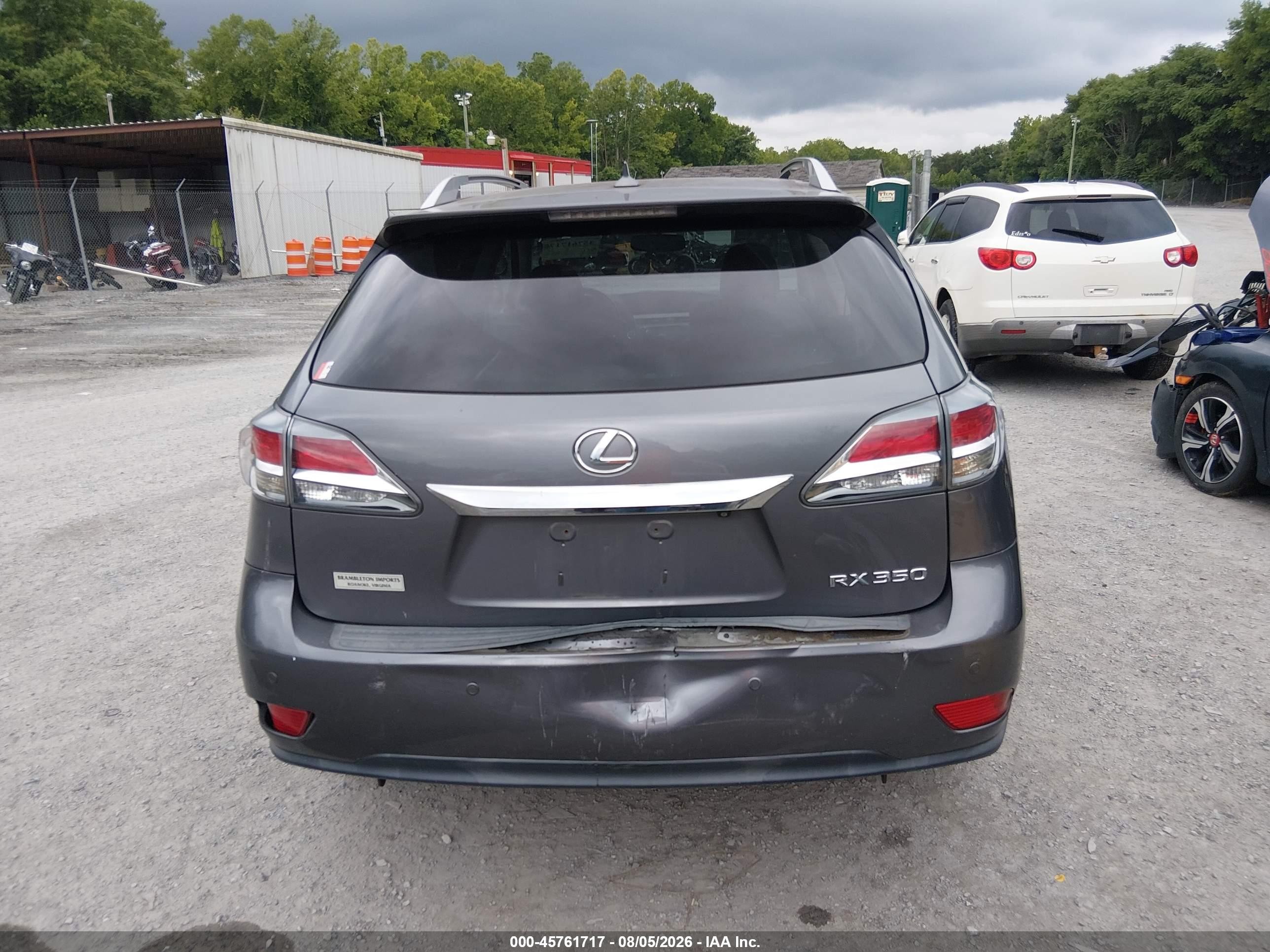 2013 Lexus Rx 350   Gray vin: 2T2BK1BA7DC160401