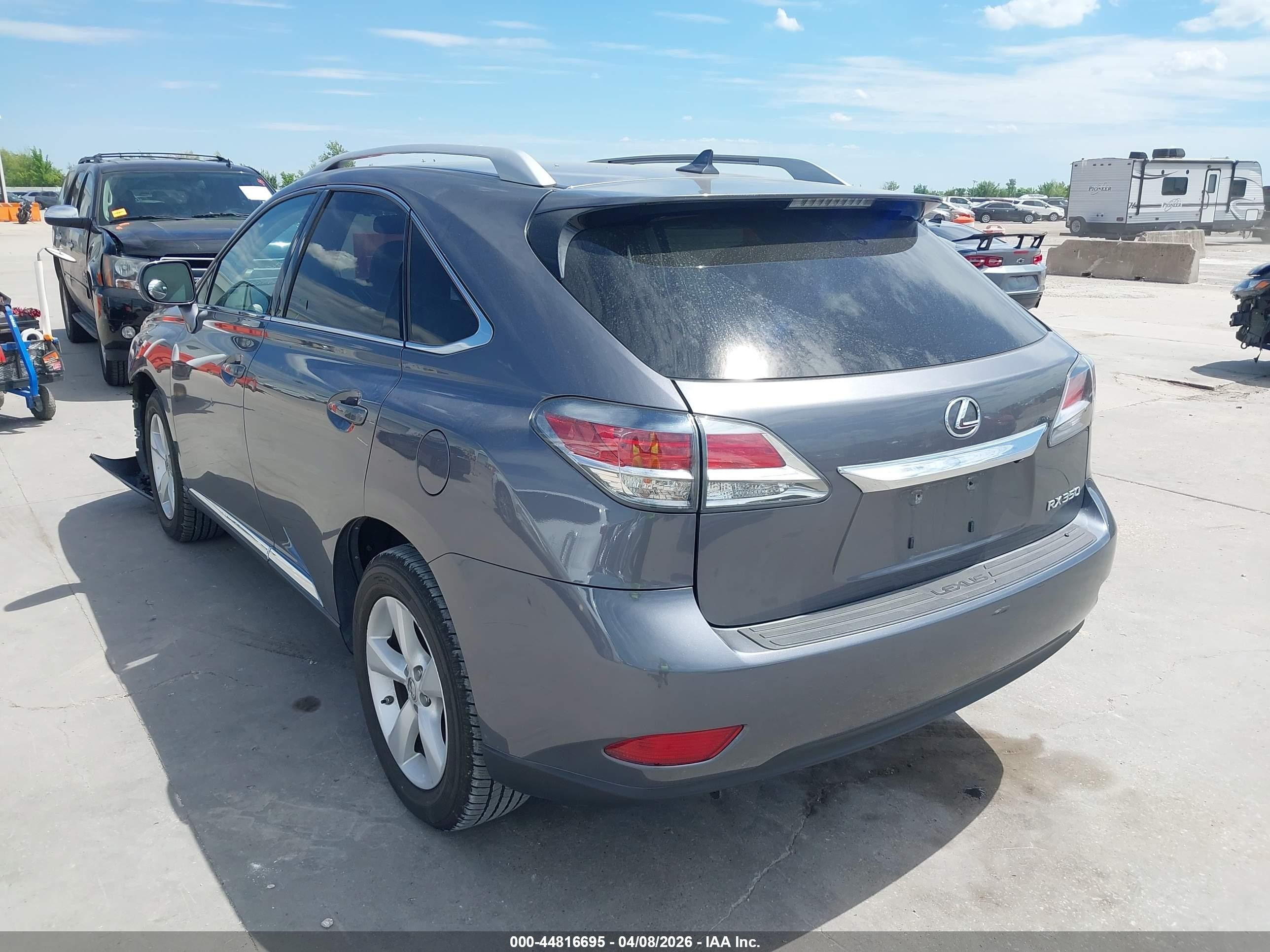2013 Lexus Rx 350   Gray vin: 2T2BK1BA7DC160513