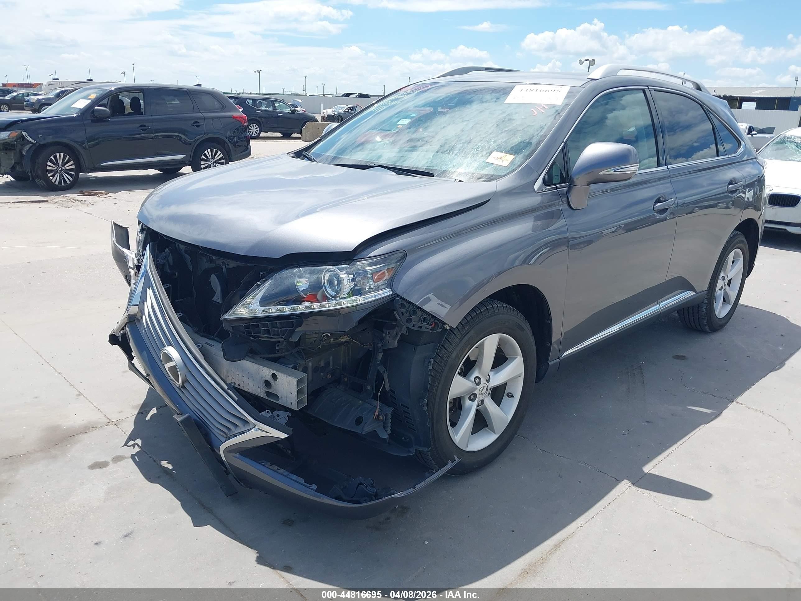 2013 Lexus Rx 350   Gray vin: 2T2BK1BA7DC160513