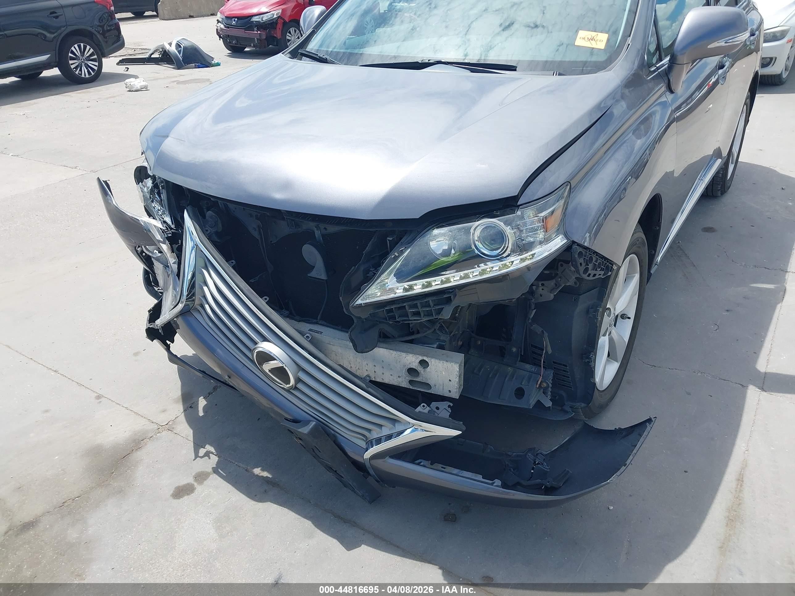 2013 Lexus Rx 350   Gray vin: 2T2BK1BA7DC160513