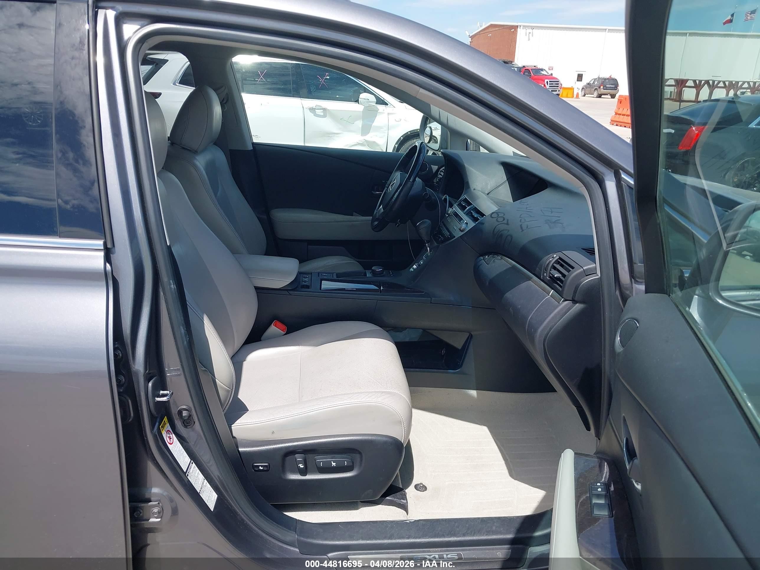2013 Lexus Rx 350   Gray vin: 2T2BK1BA7DC160513