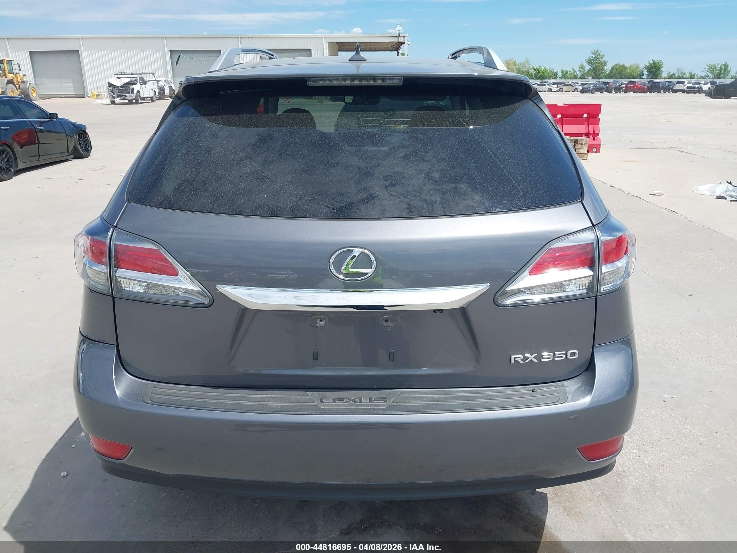 2013 Lexus Rx 350   Gray vin: 2T2BK1BA7DC160513