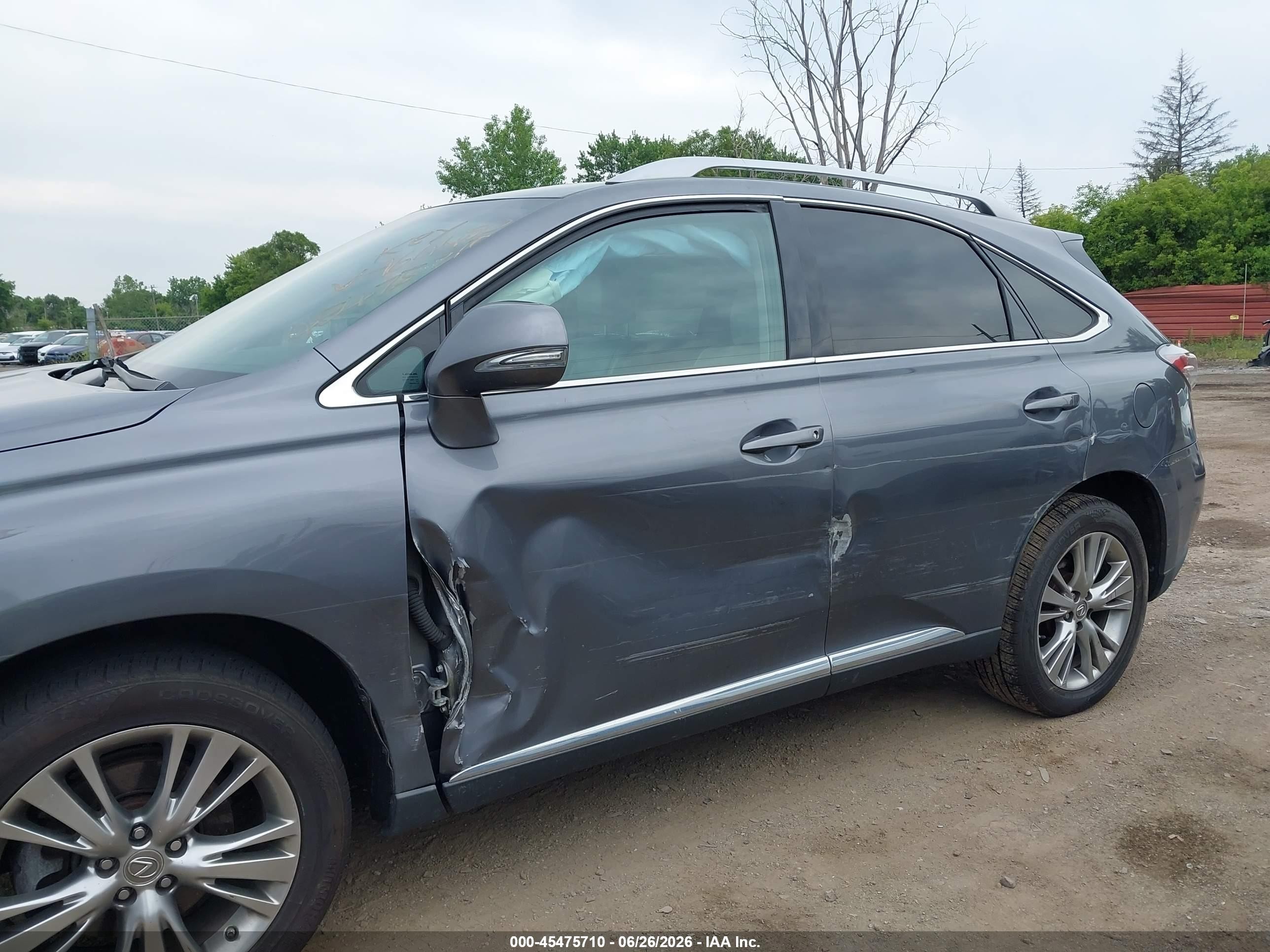 2013 Lexus Rx 350   Gray vin: 2T2BK1BA7DC164450