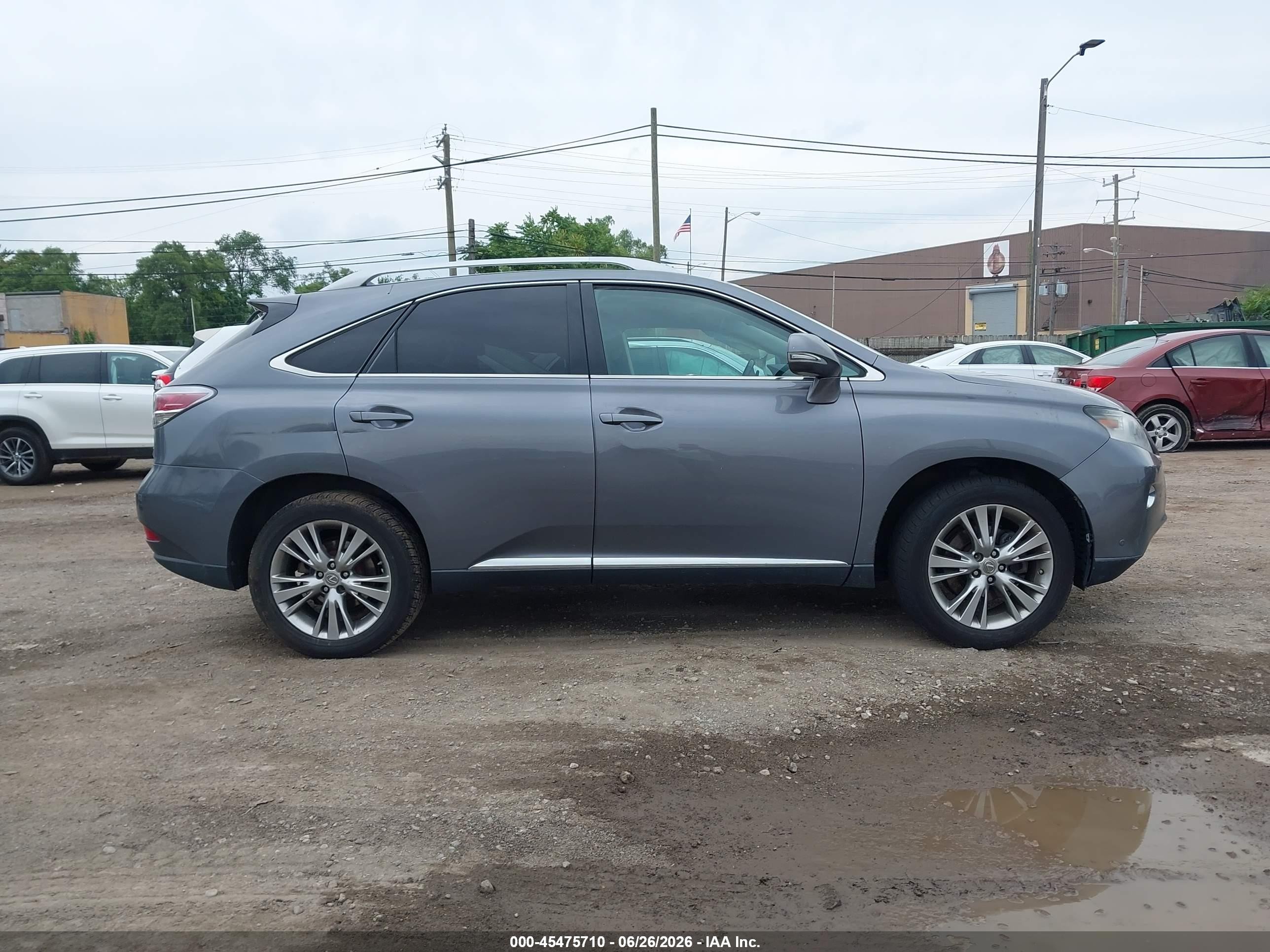 2013 Lexus Rx 350   Gray vin: 2T2BK1BA7DC164450