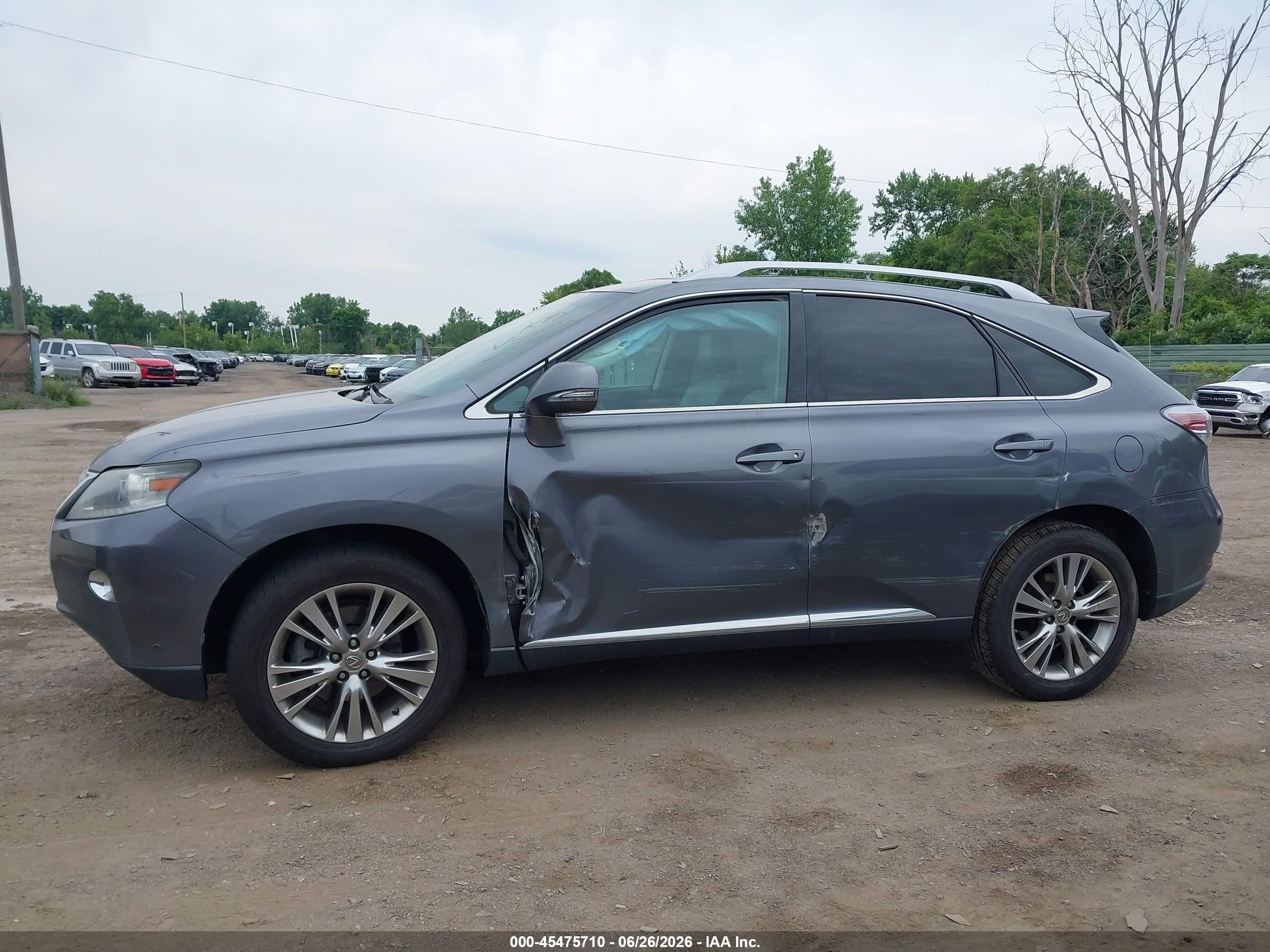 2013 Lexus Rx 350   Gray vin: 2T2BK1BA7DC164450