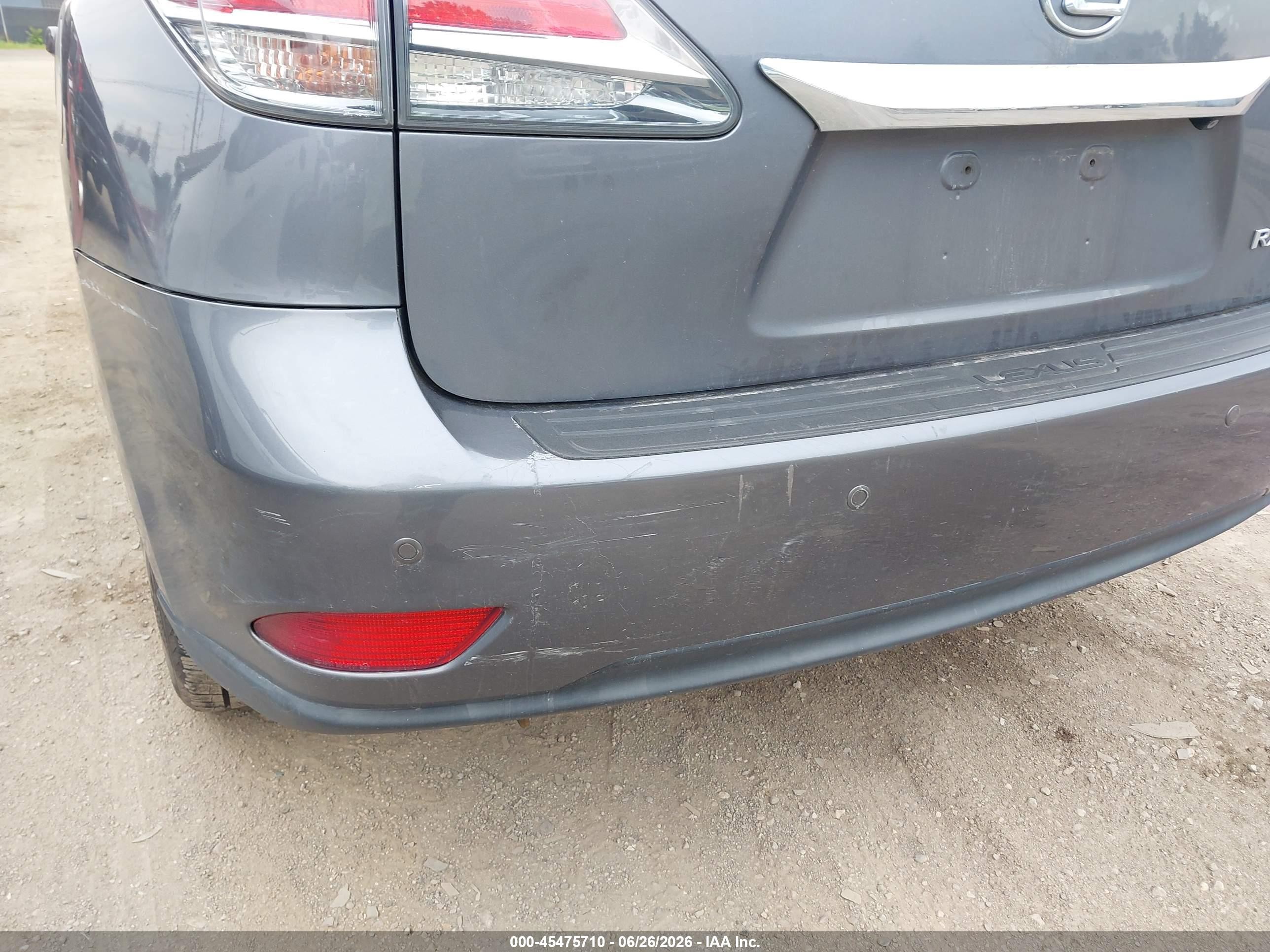 2013 Lexus Rx 350   Gray vin: 2T2BK1BA7DC164450