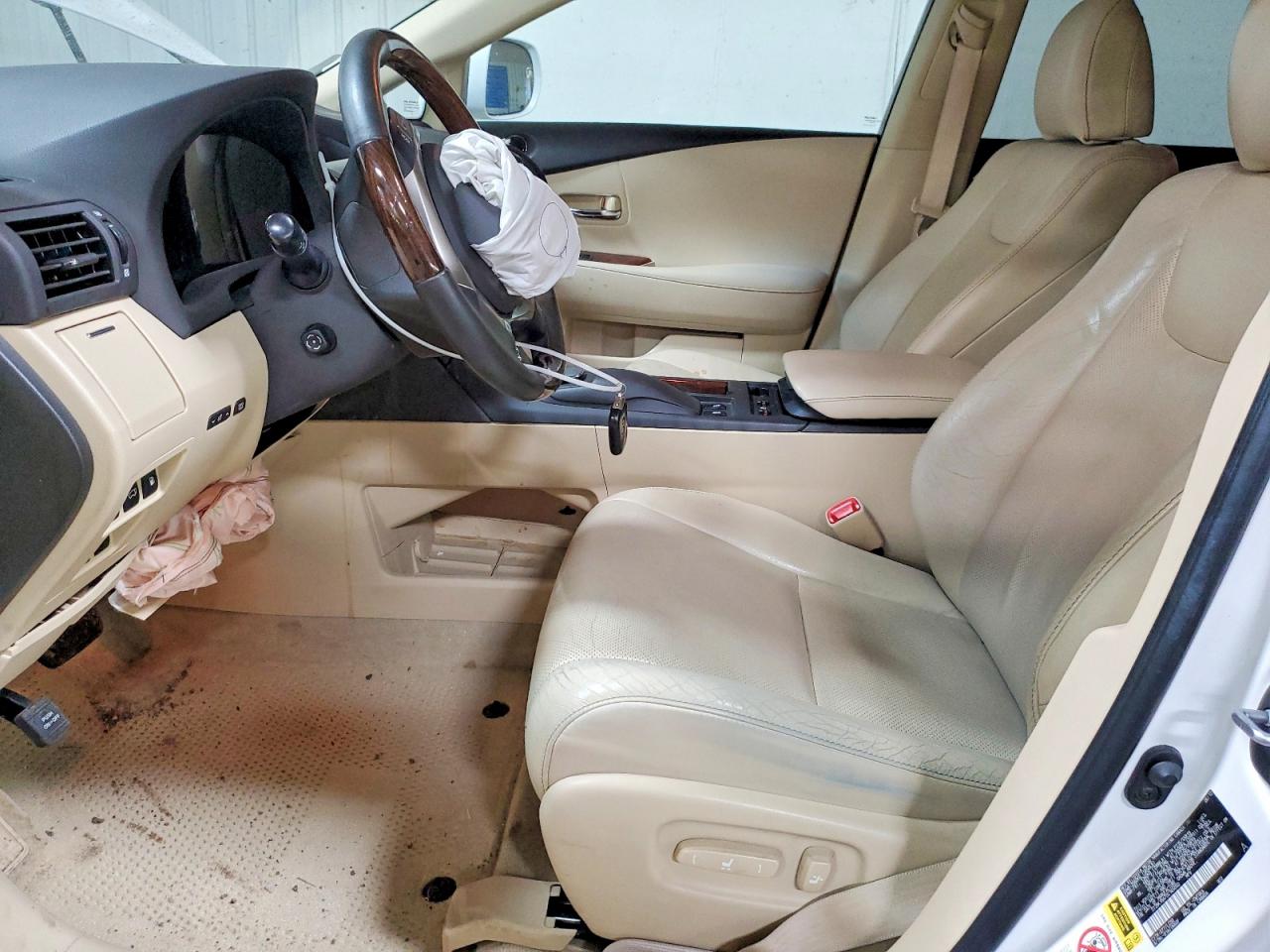 2013 Lexus Rx 350 Base White vin: 2T2BK1BA7DC165050
