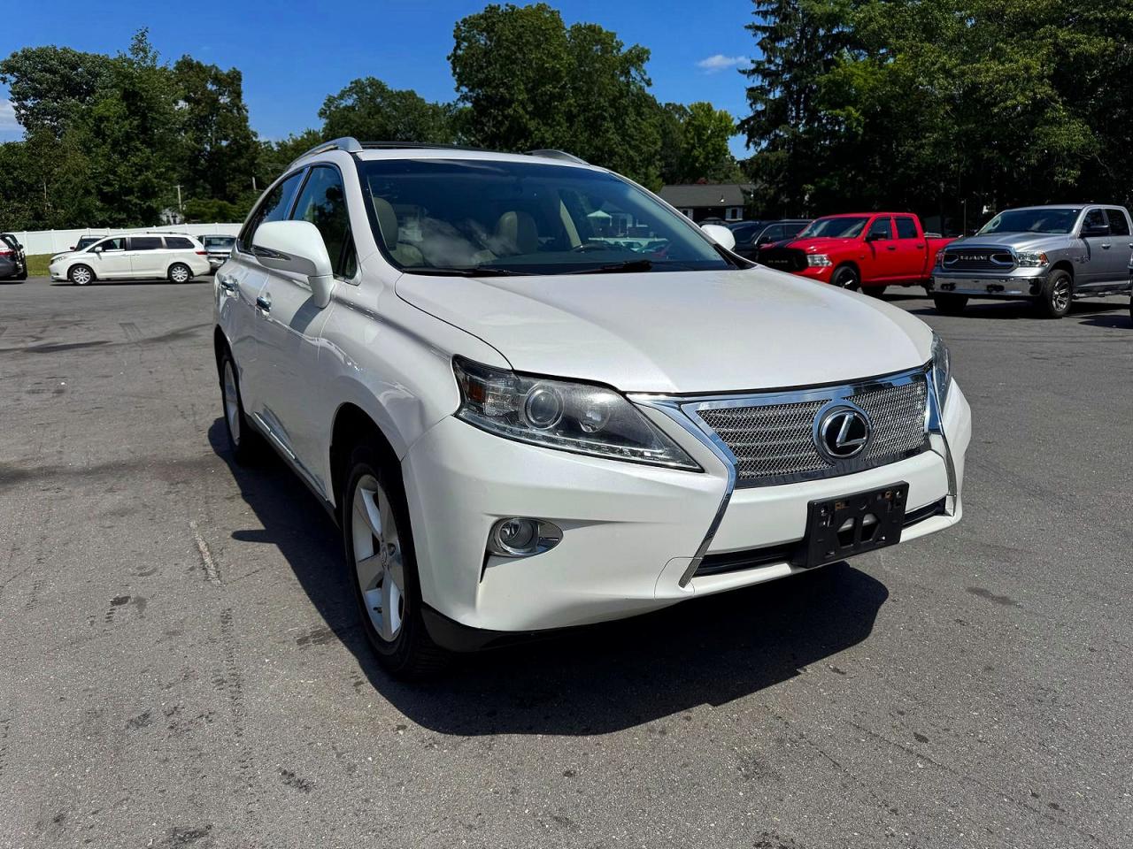 2013 Lexus Rx 350 Base White vin: 2T2BK1BA7DC165890