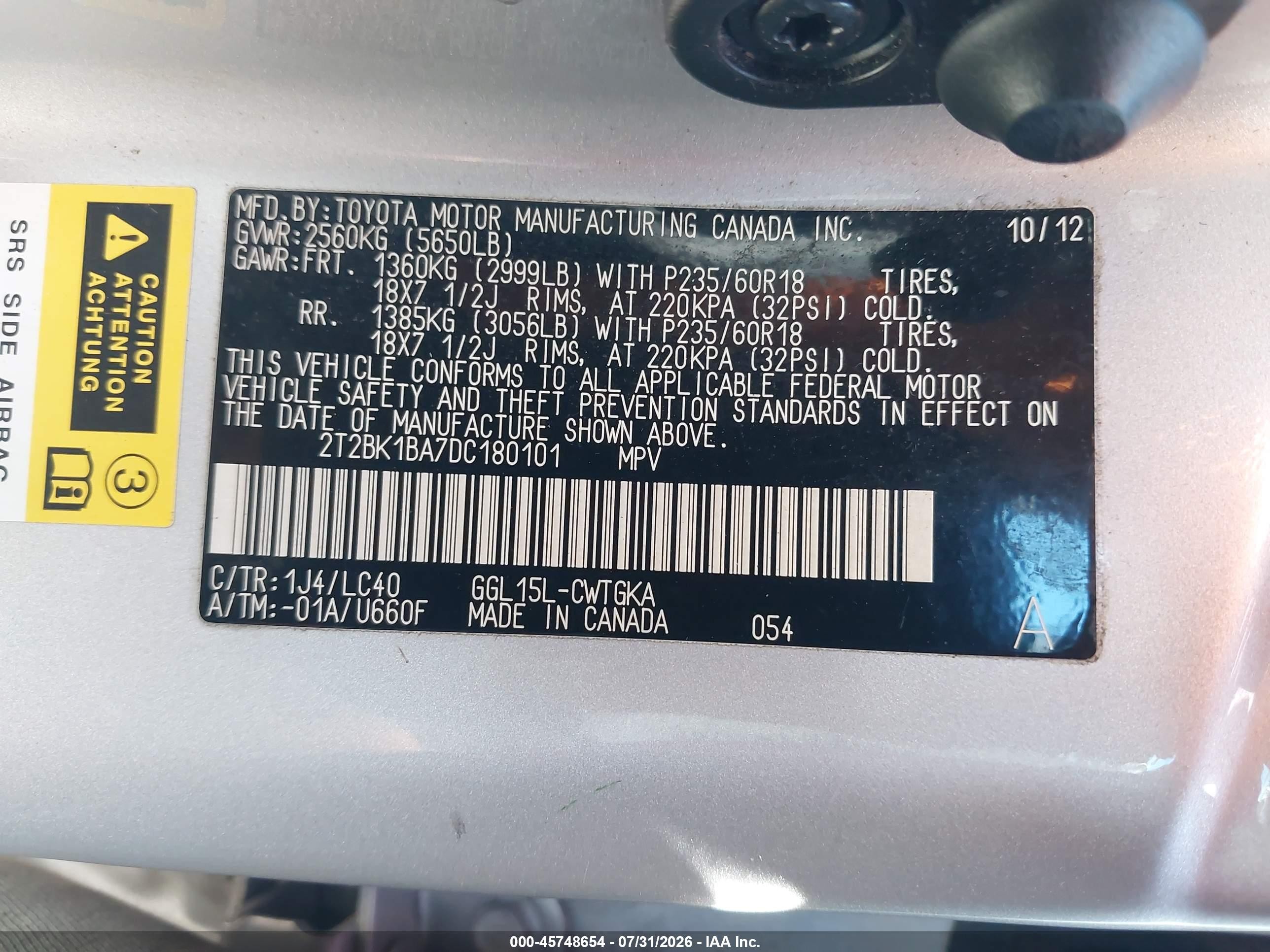 2013 Lexus Rx 350 Silver vin: 2T2BK1BA7DC180101