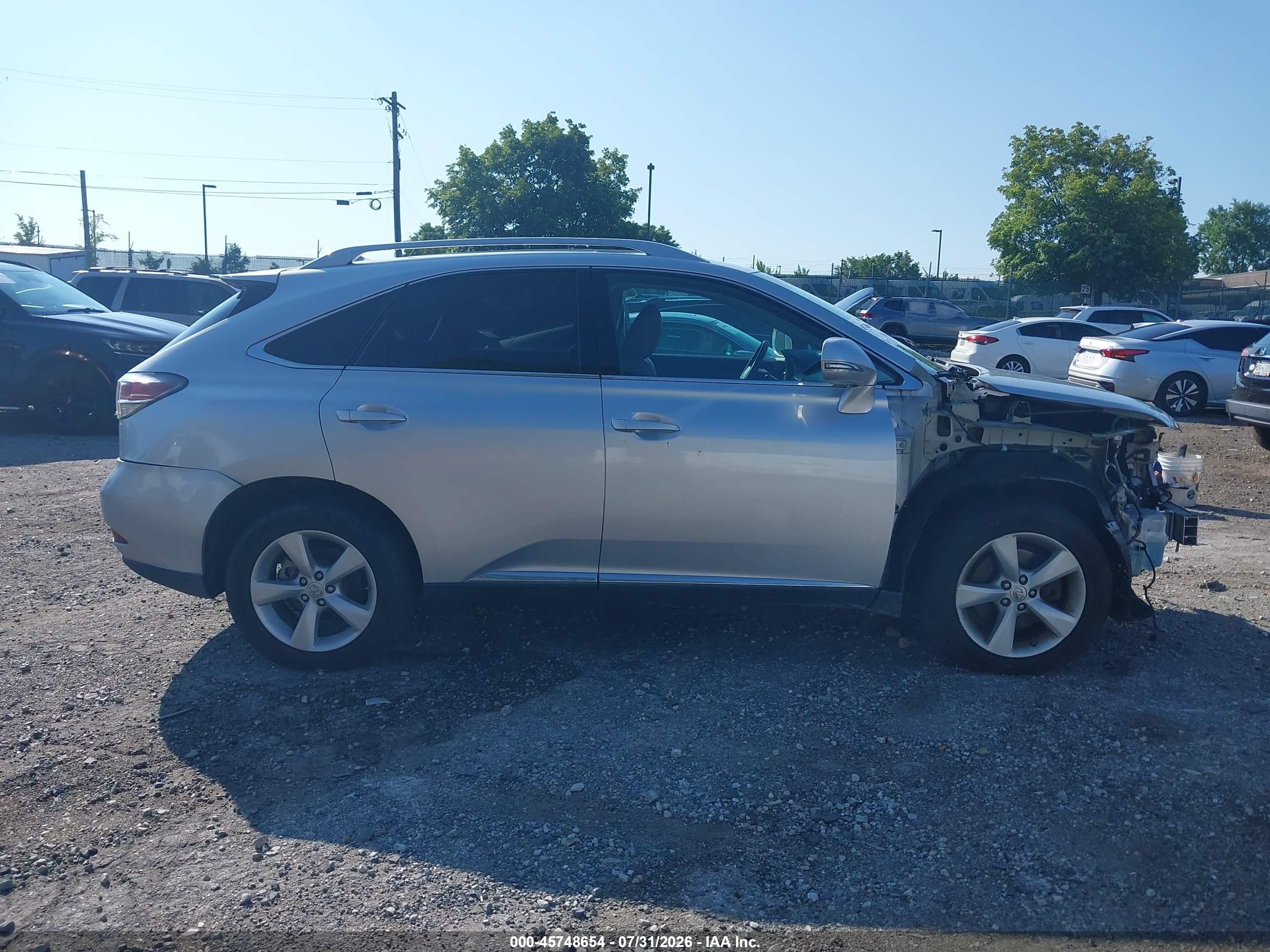 2013 Lexus Rx 350 Silver vin: 2T2BK1BA7DC180101