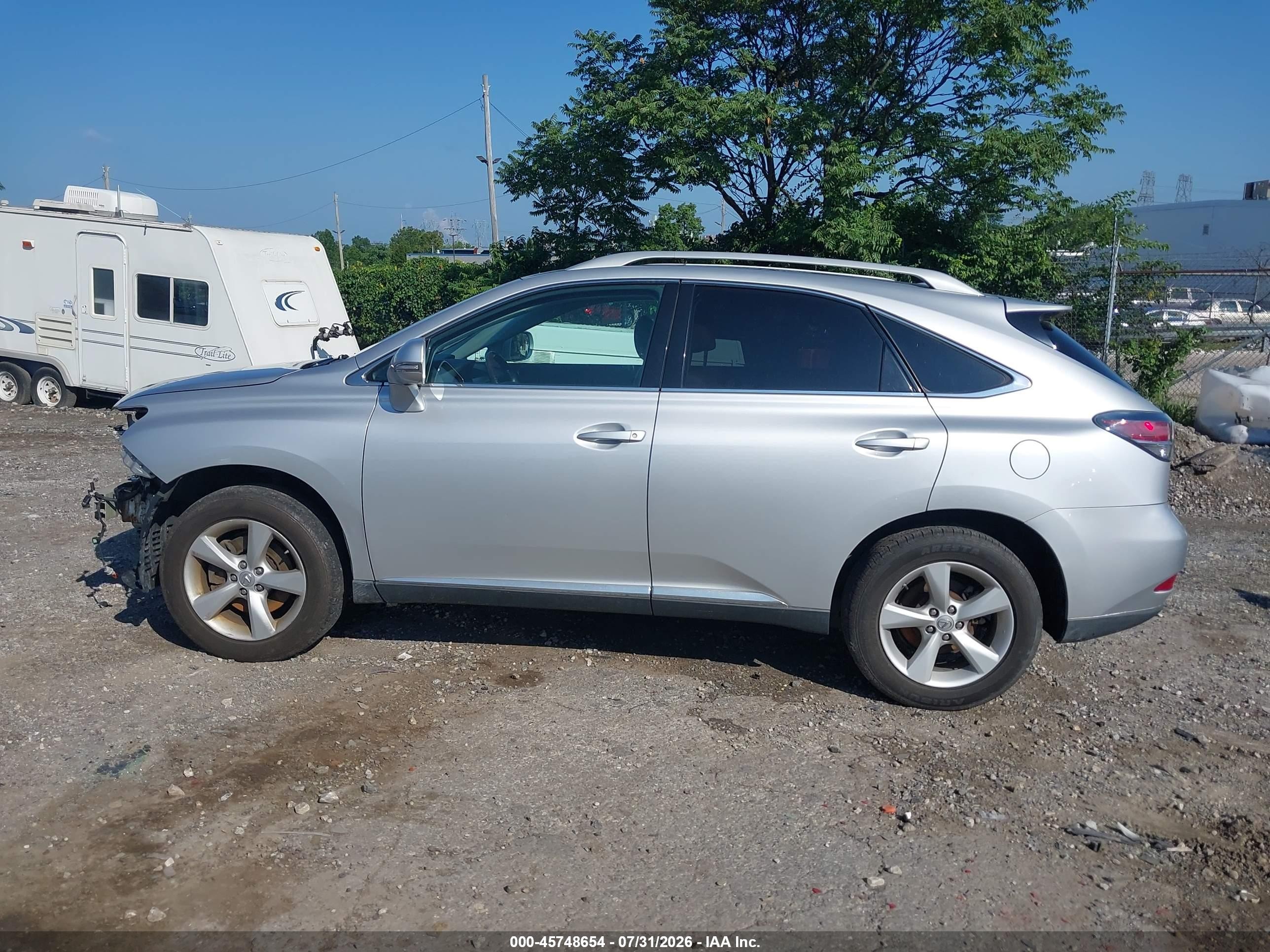2013 Lexus Rx 350 Silver vin: 2T2BK1BA7DC180101