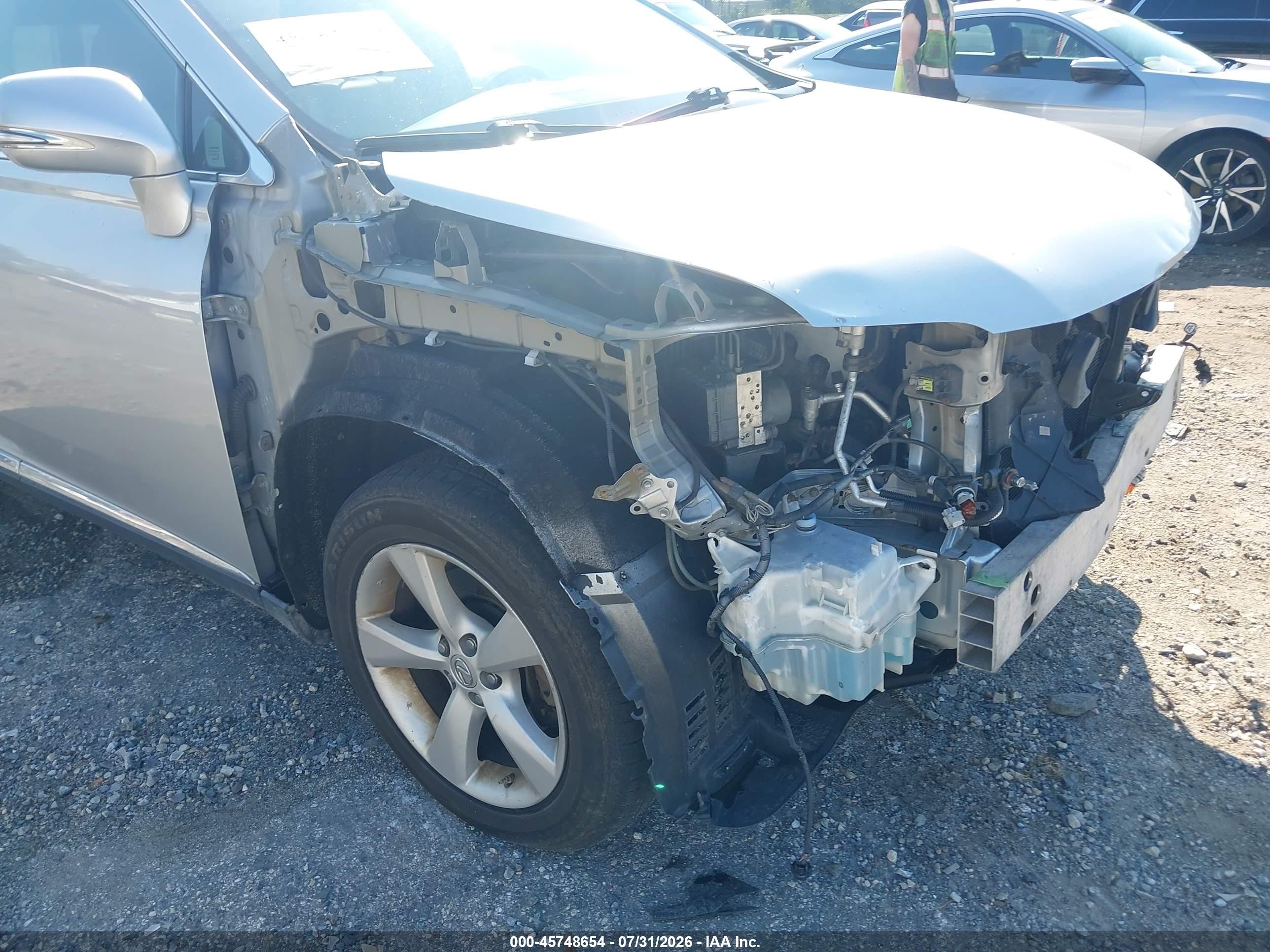 2013 Lexus Rx 350 Silver vin: 2T2BK1BA7DC180101