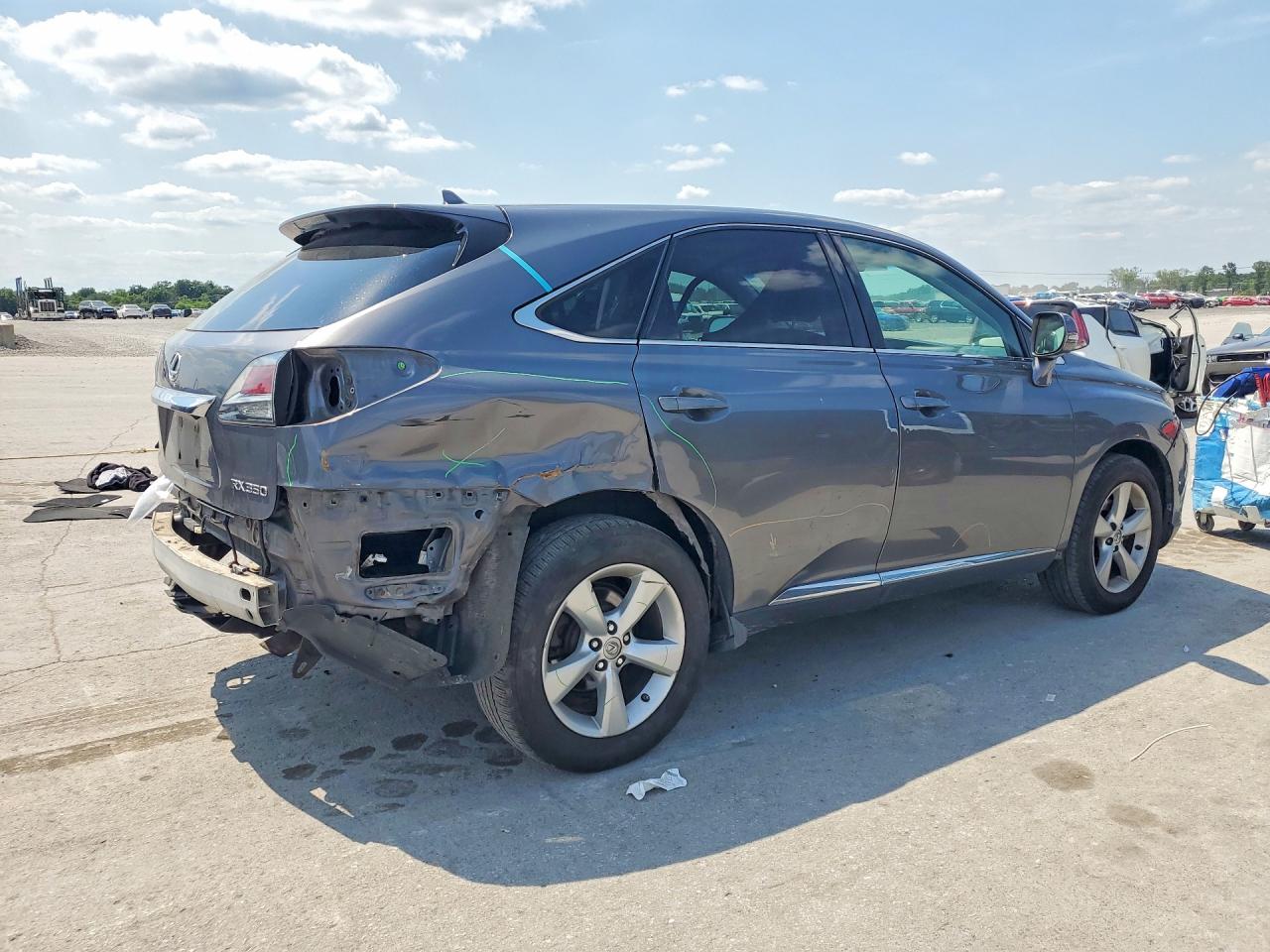 2013 Lexus Rx 350 Base Gray vin: 2T2BK1BA7DC180633