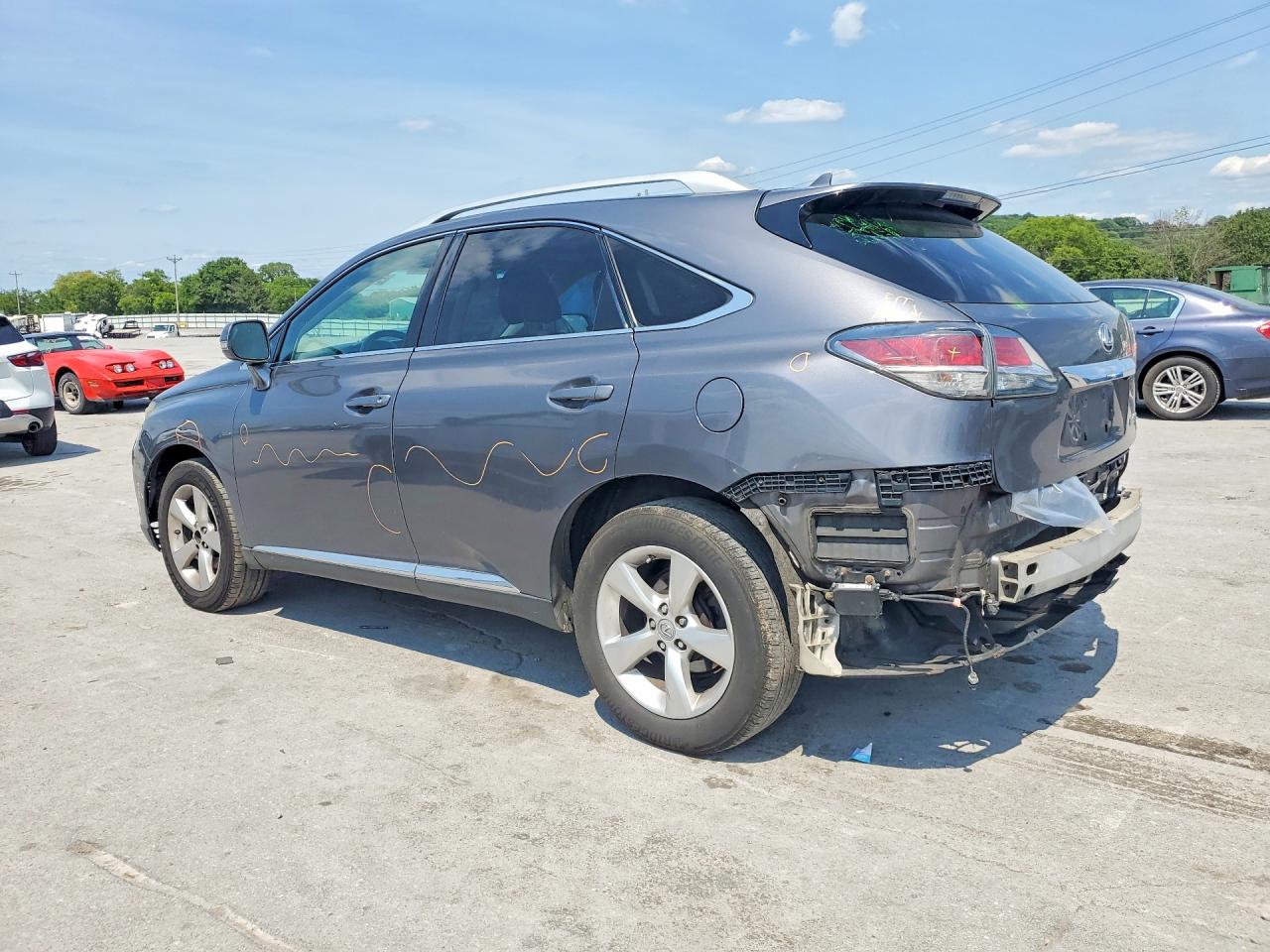 2013 Lexus Rx 350 Base Gray vin: 2T2BK1BA7DC180633