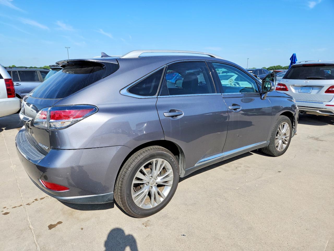 2013 Lexus Rx 350 Base Gray vin: 2T2BK1BA7DC182236