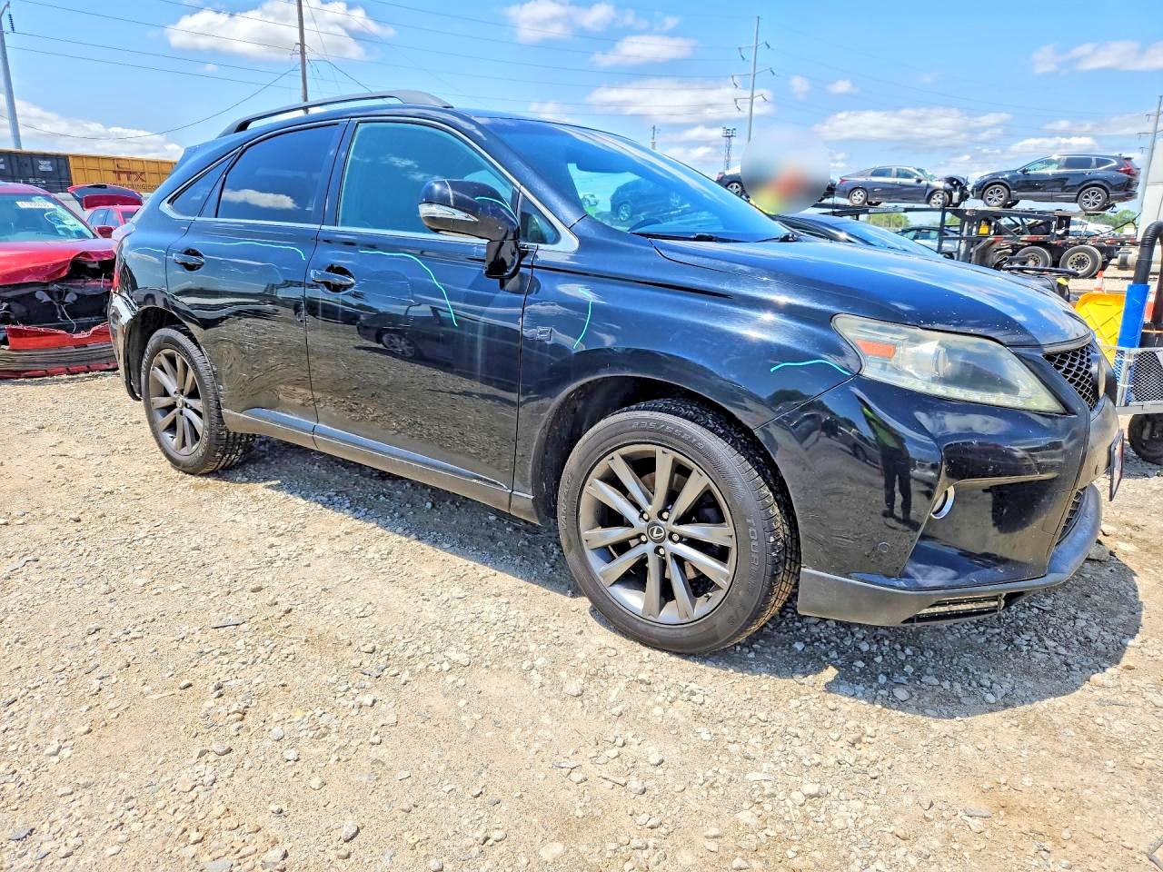 2013 Lexus Rx 350 F Sport Black vin: 2T2BK1BA7DC191504
