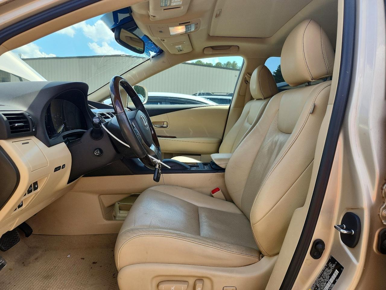 2013 Lexus Rx 350 Base Beige vin: 2T2BK1BA7DC208625