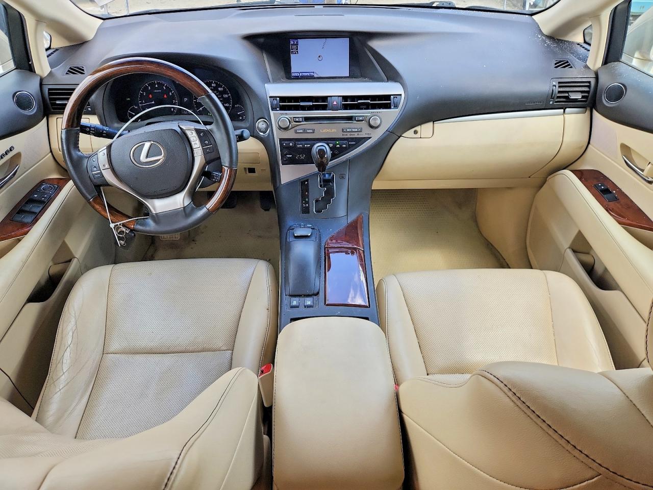 2013 Lexus Rx 350 Base Beige vin: 2T2BK1BA7DC208625