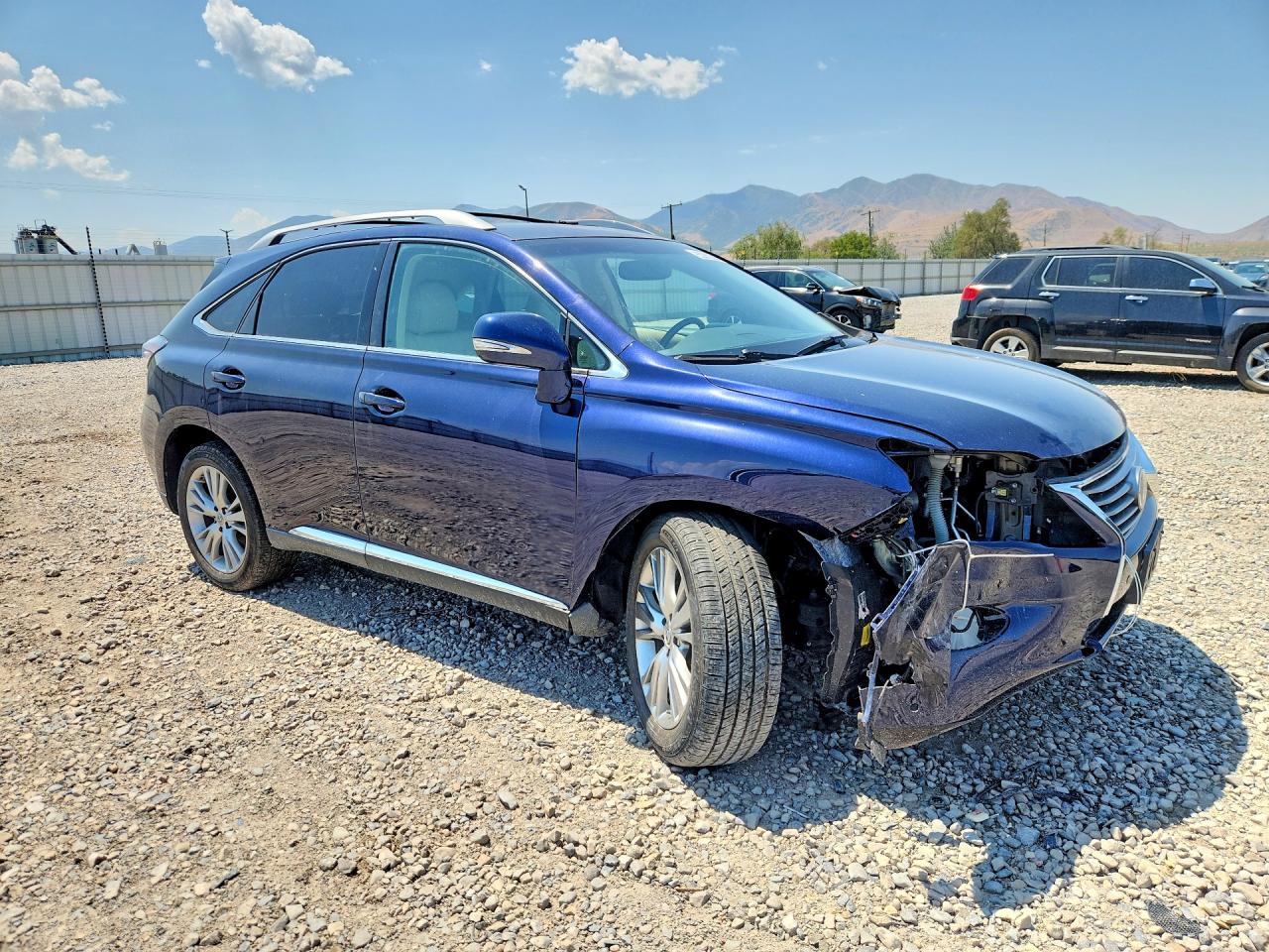 2013 Lexus Rx 350 Base Blue vin: 2T2BK1BA7DC210049