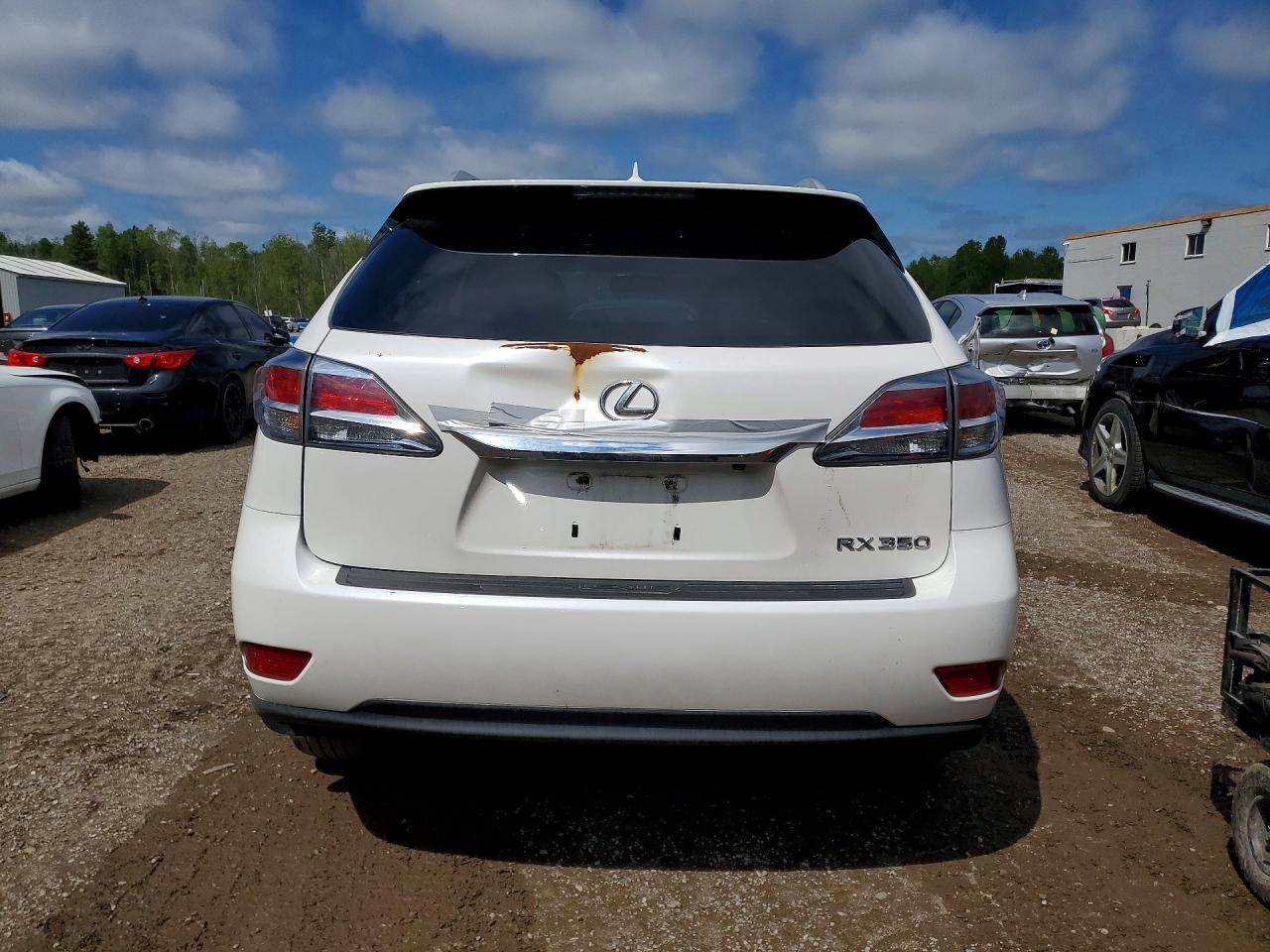 2013 Lexus Rx 350 Base White vin: 2T2BK1BA7DC214215
