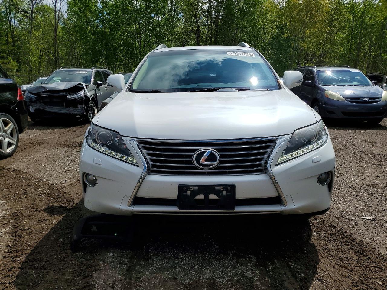 2013 Lexus Rx 350 Base White vin: 2T2BK1BA7DC214215