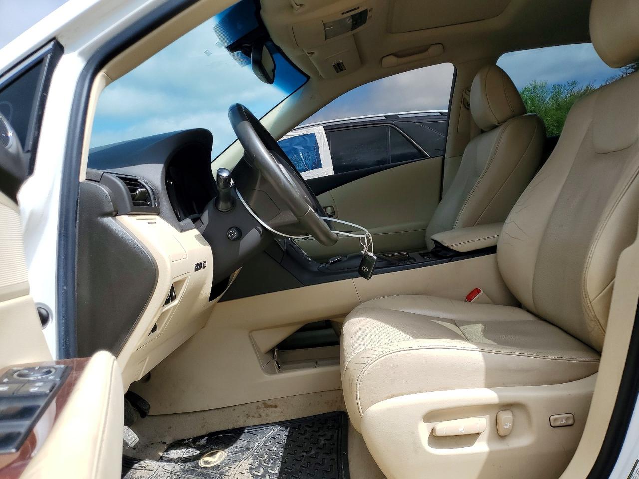 2013 Lexus Rx 350 Base White vin: 2T2BK1BA7DC214215