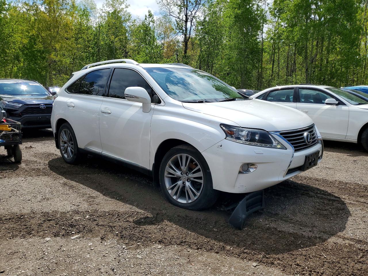 2013 Lexus Rx 350 Base White vin: 2T2BK1BA7DC214215