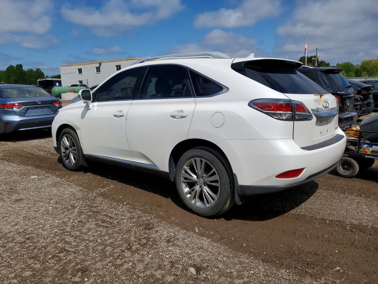 2013 Lexus Rx 350 Base White vin: 2T2BK1BA7DC214215