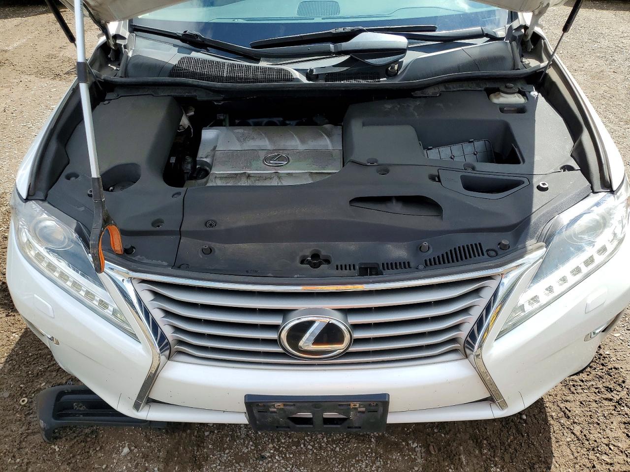 2013 Lexus Rx 350 Base White vin: 2T2BK1BA7DC214215
