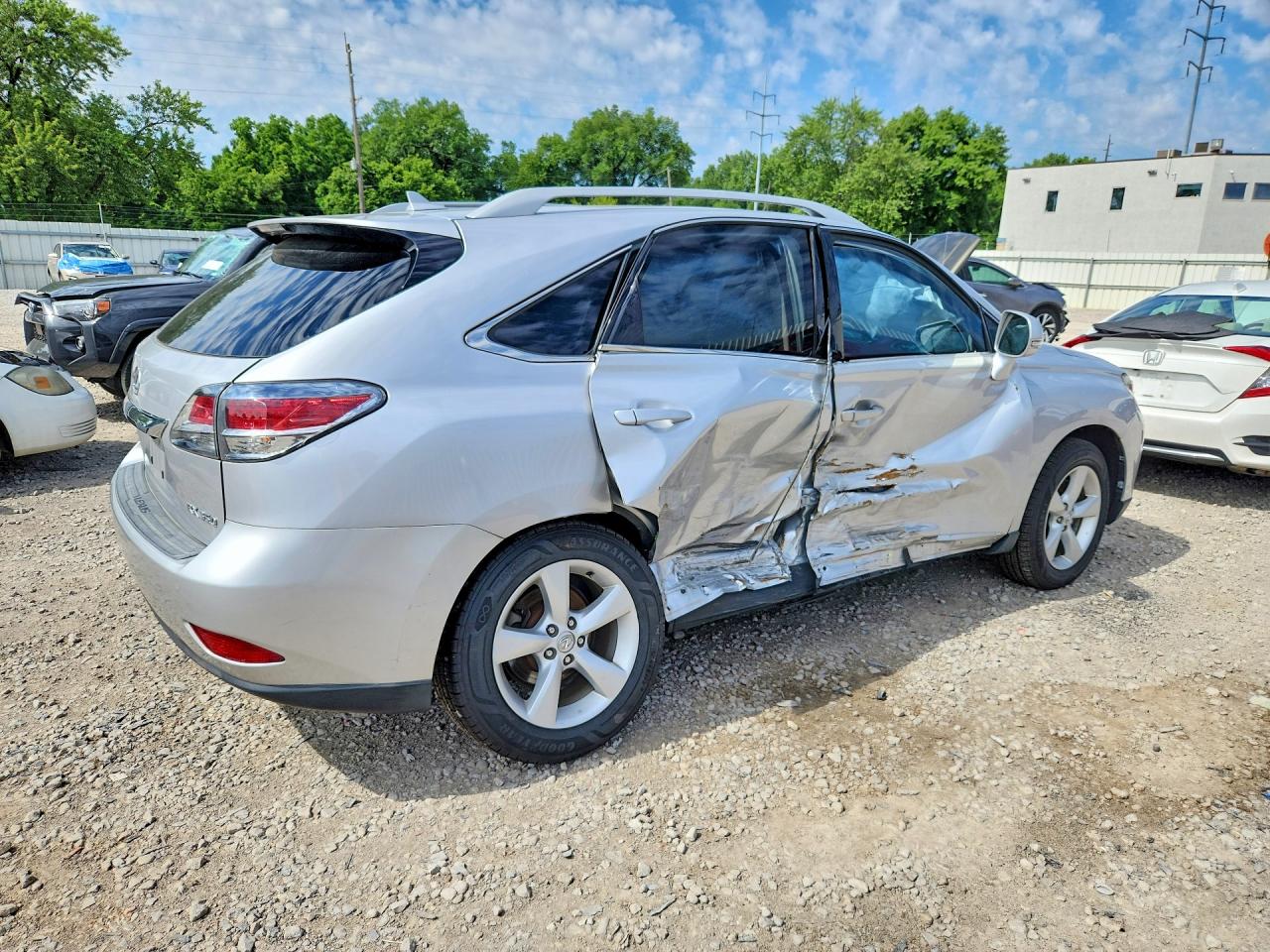 2013 Lexus Rx 350 Base Silver vin: 2T2BK1BA7DC222167